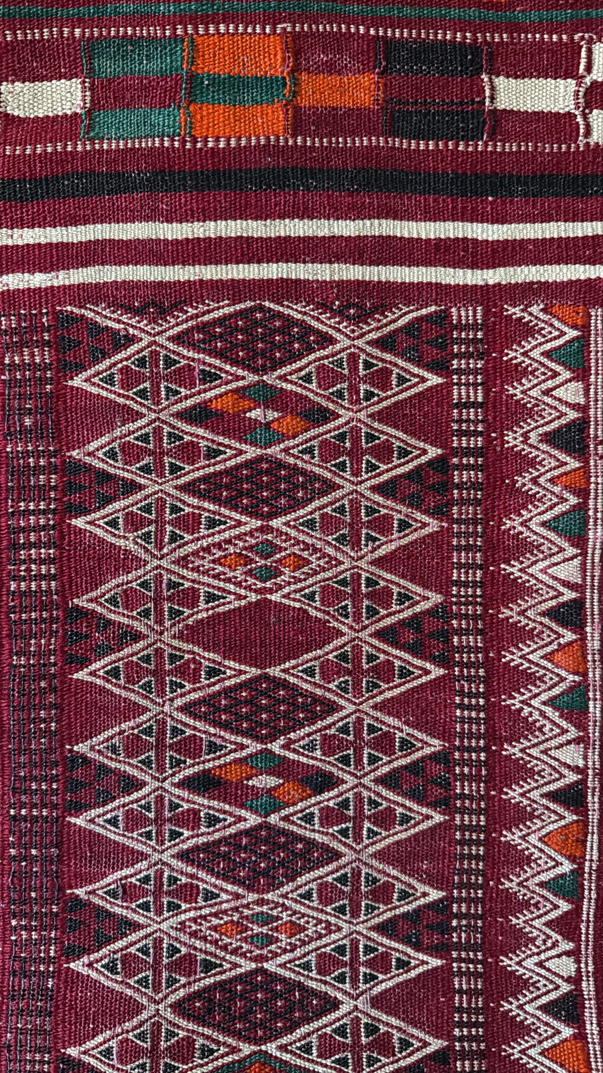 Vintage Embroidered Rug