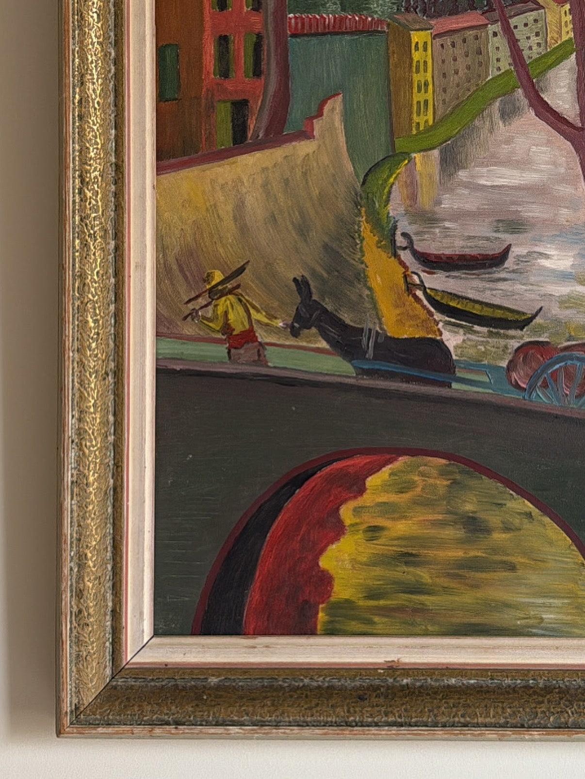 Vintage Oil, Dated 1946