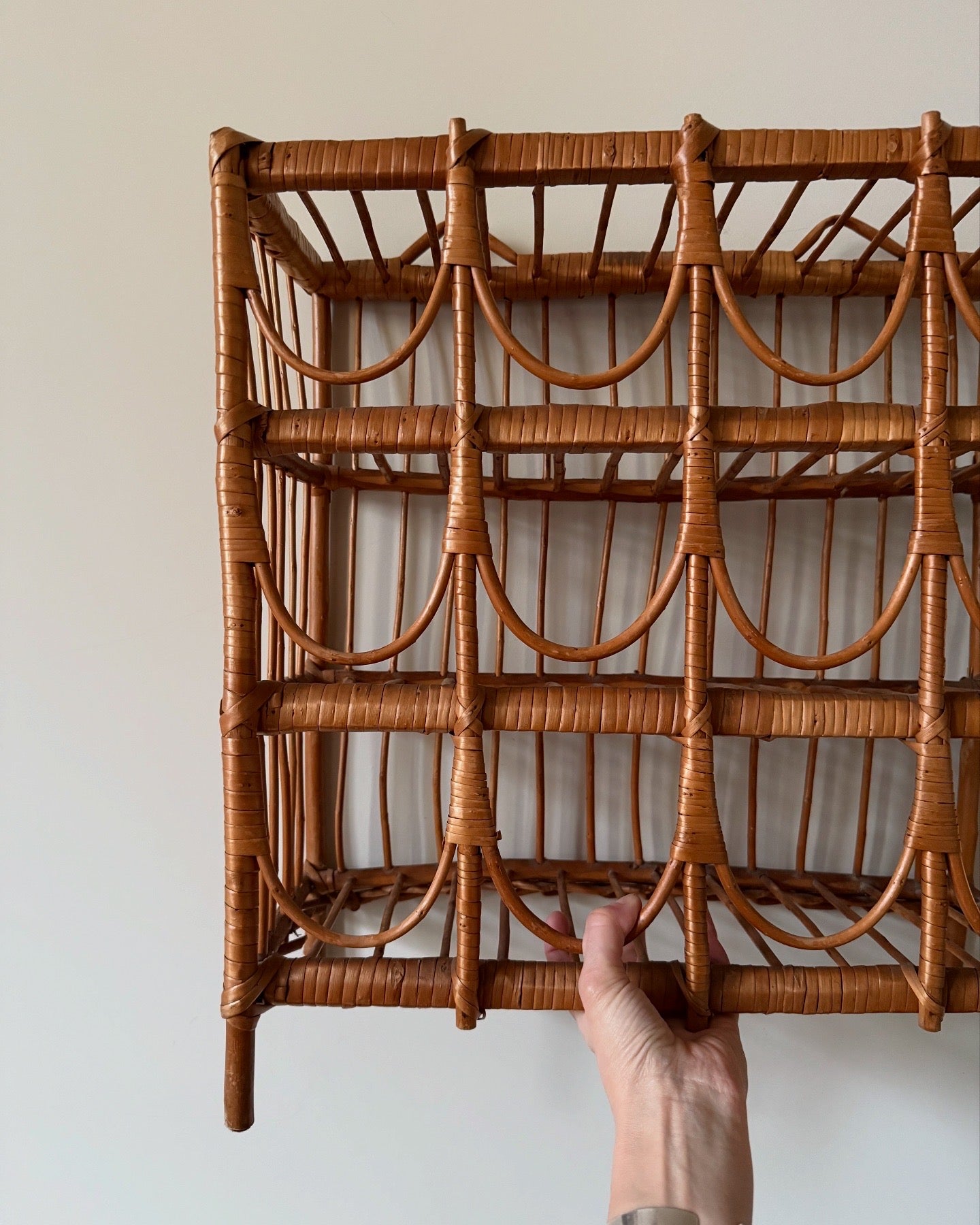 Rattan Wine Rack