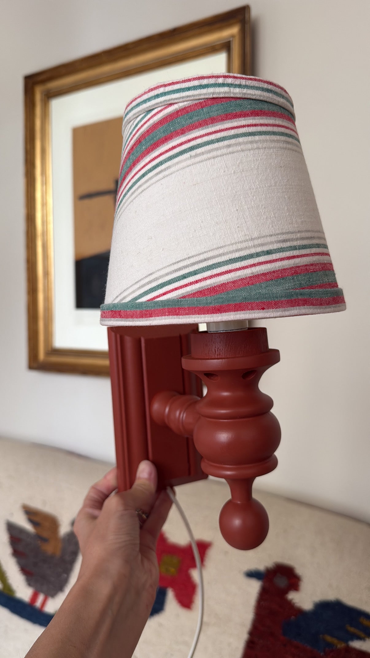 Danish Plug in Wall Light