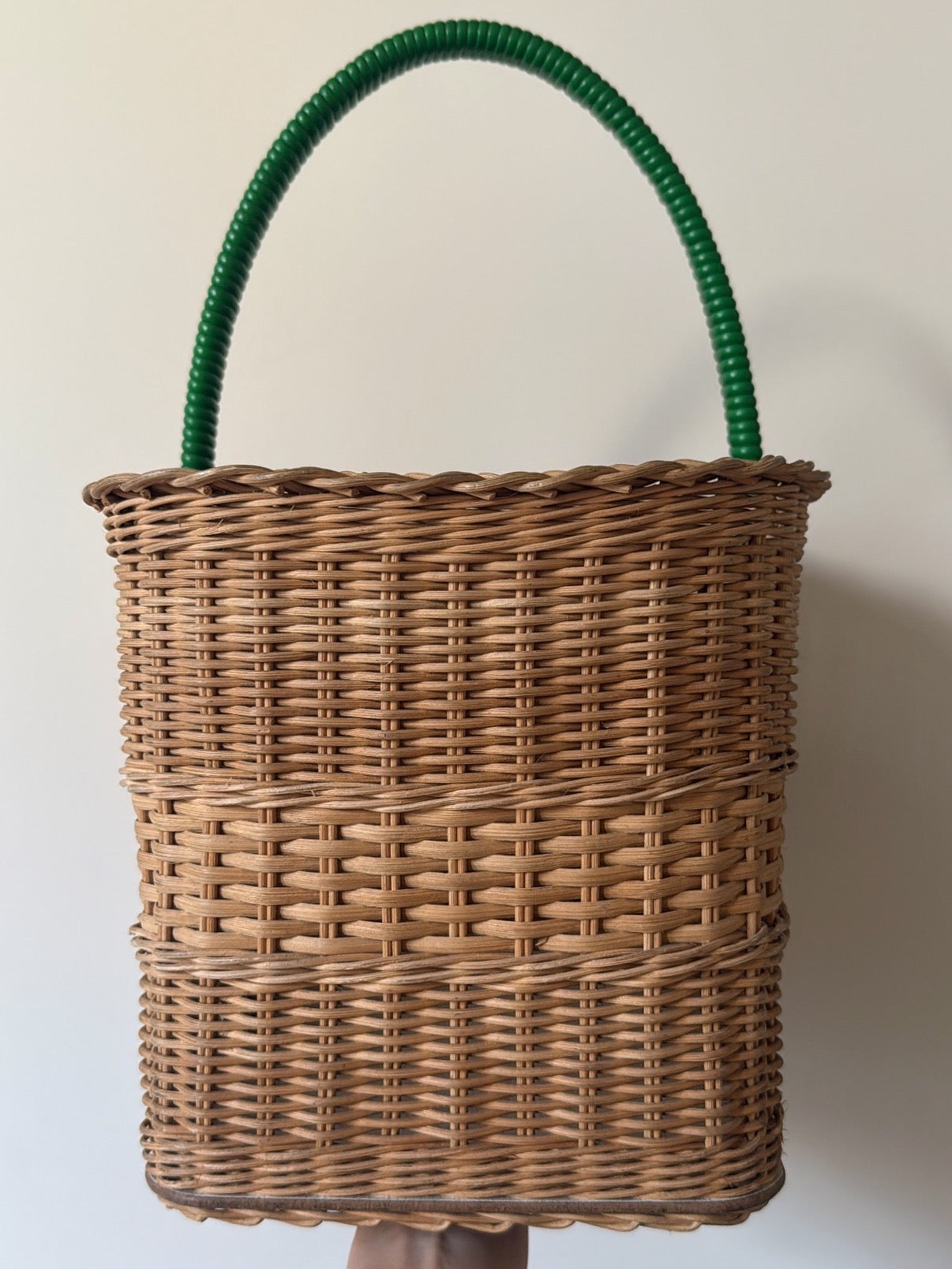 Vintage Rattan Basket