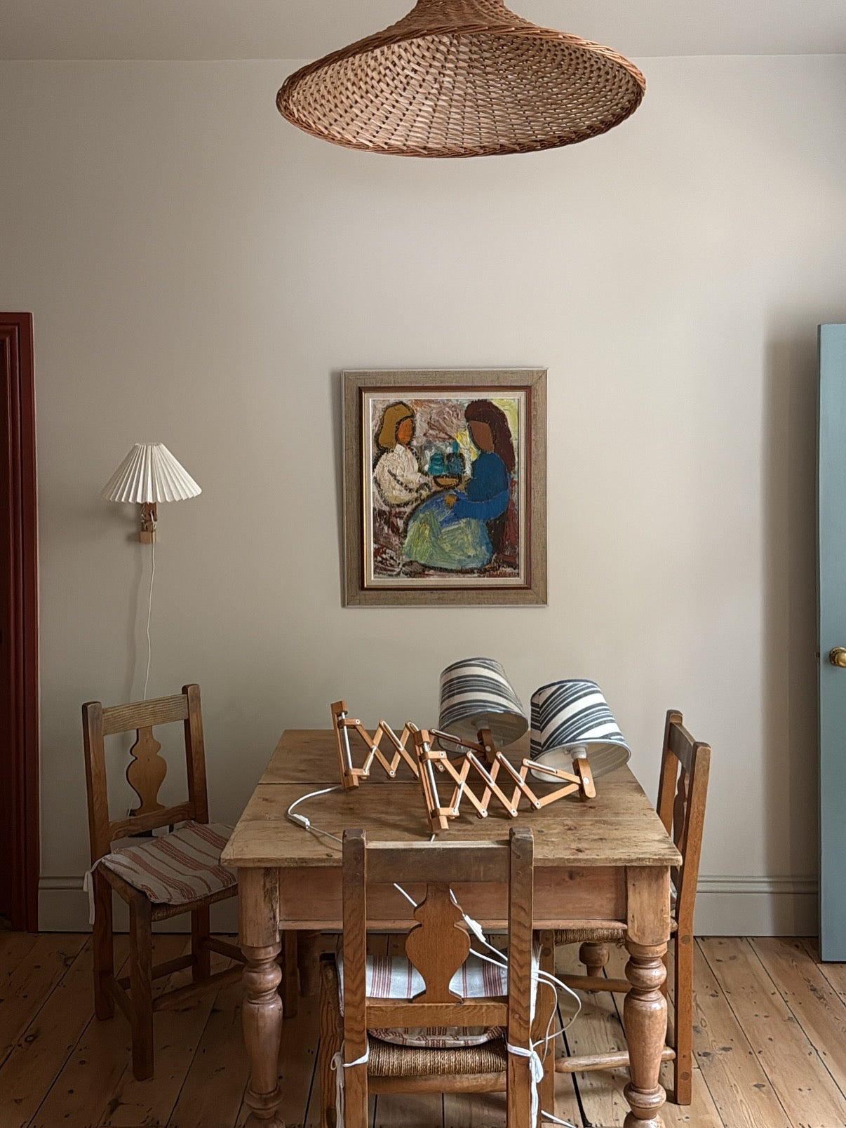 Vintage Scissor Lamp (2 Available)