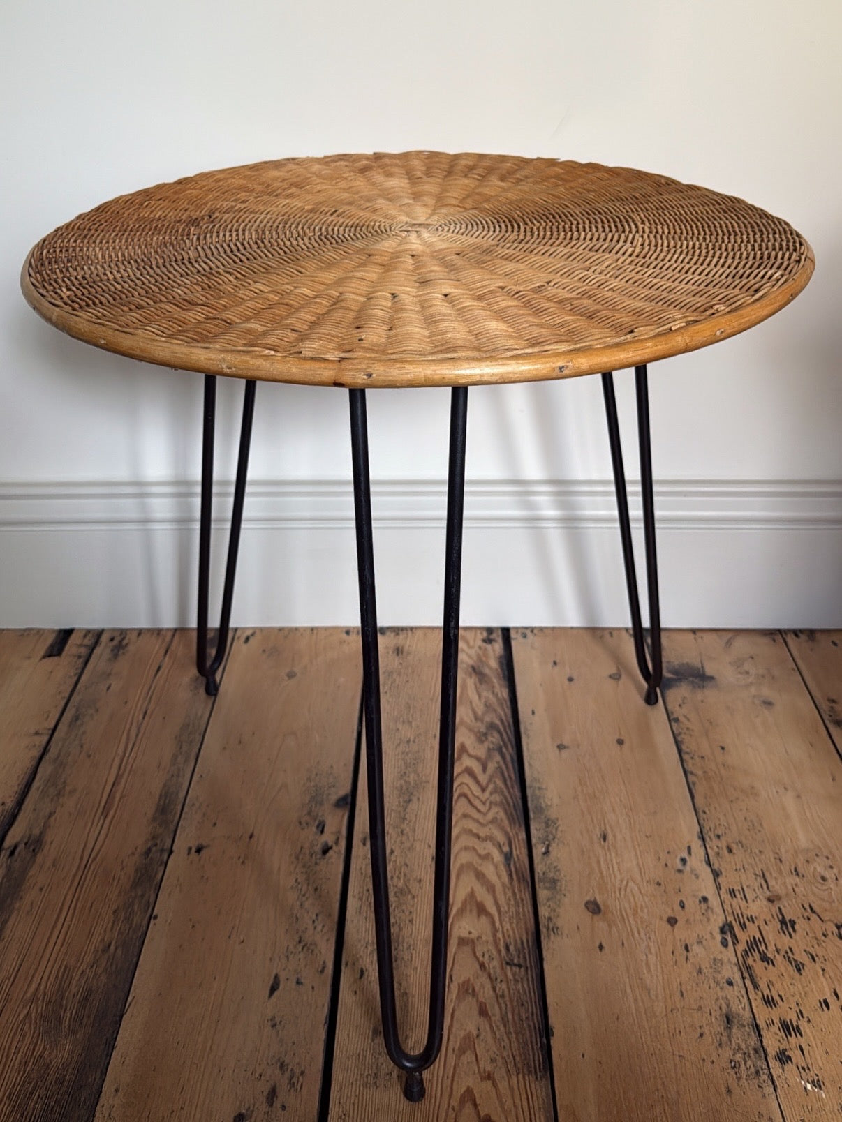 Vintage Rattan Table