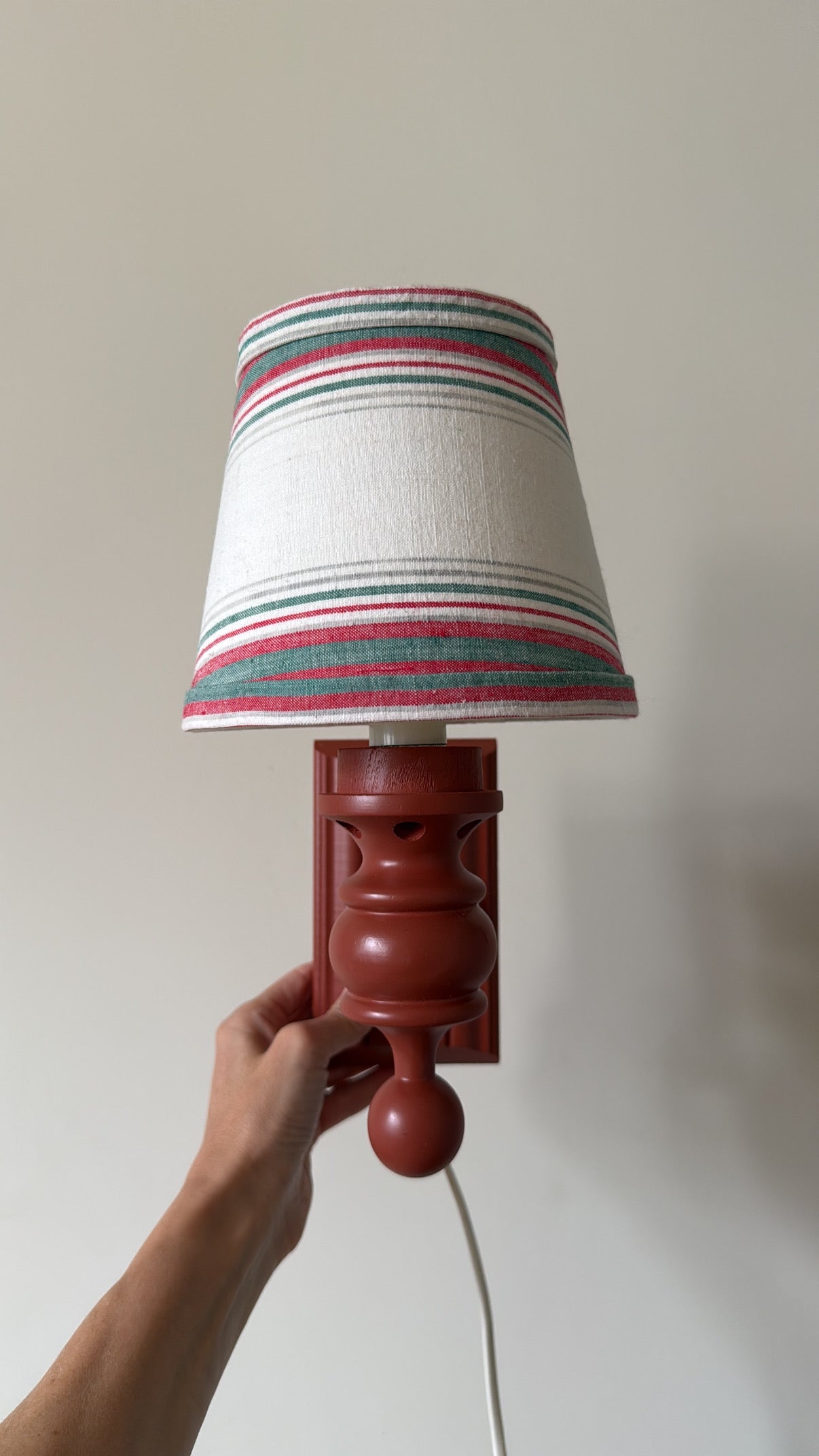 Danish Plug in Wall Light