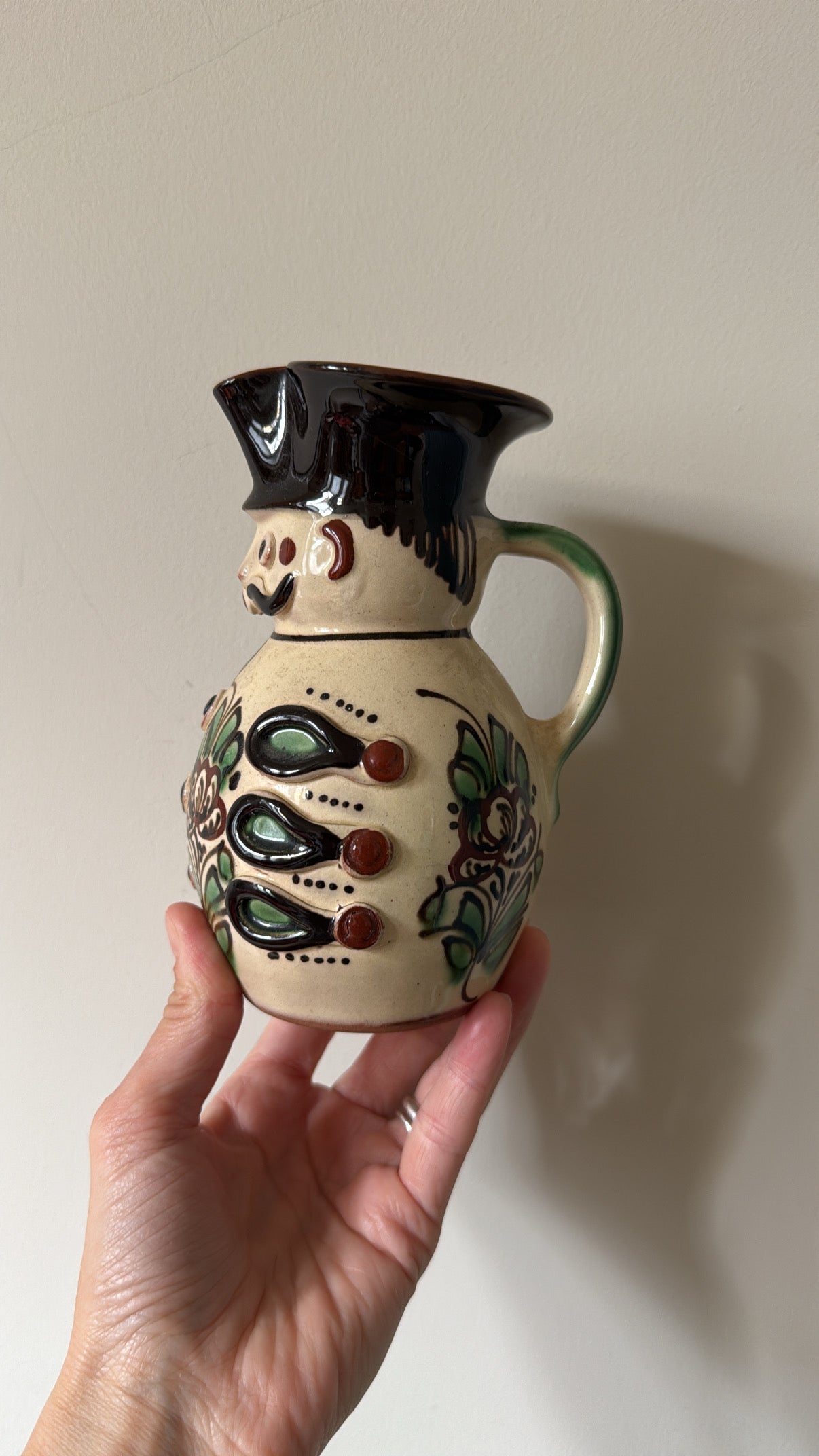 Vintage Hungarian Wine Pitcher