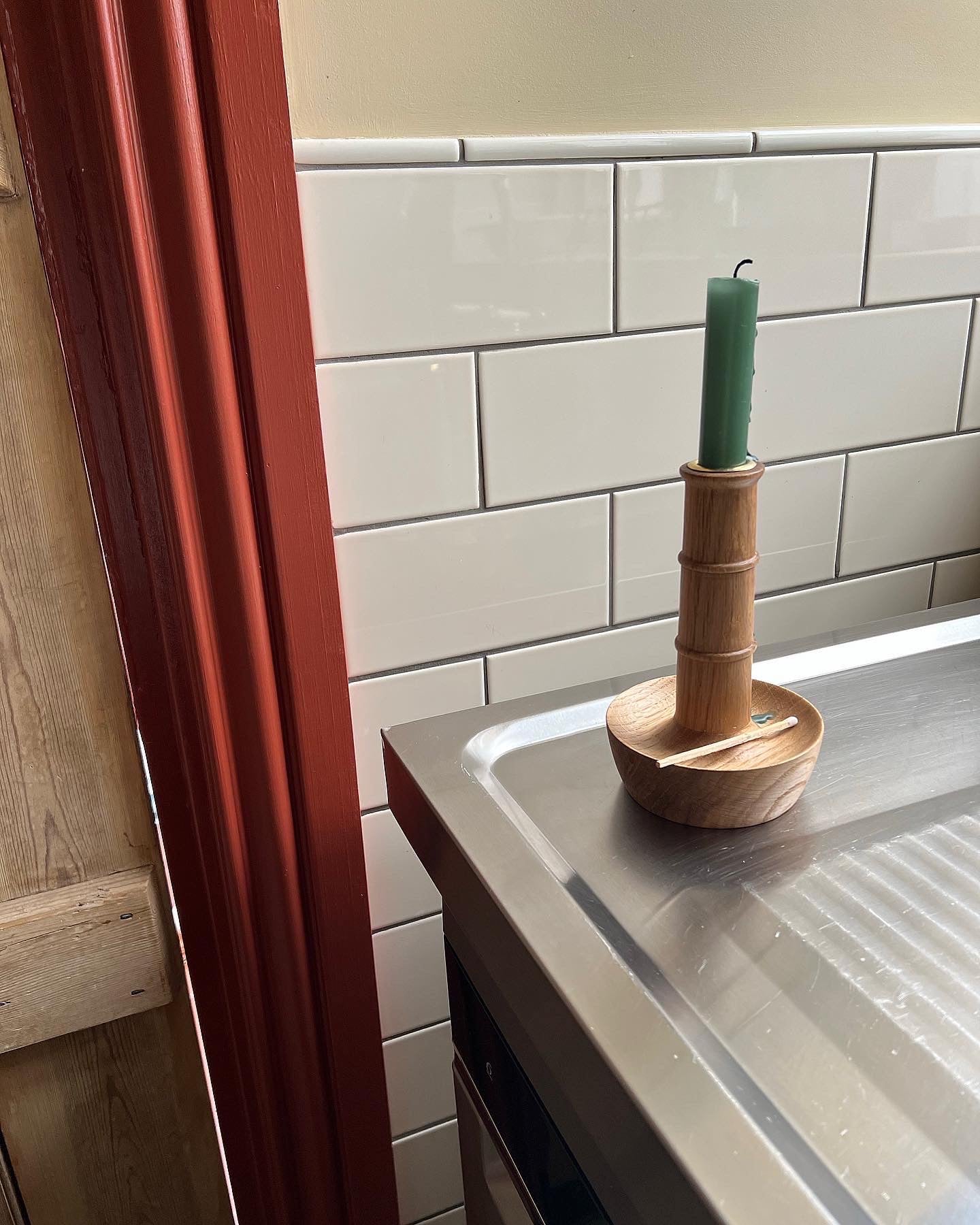 Bohome Turned Candle Holders