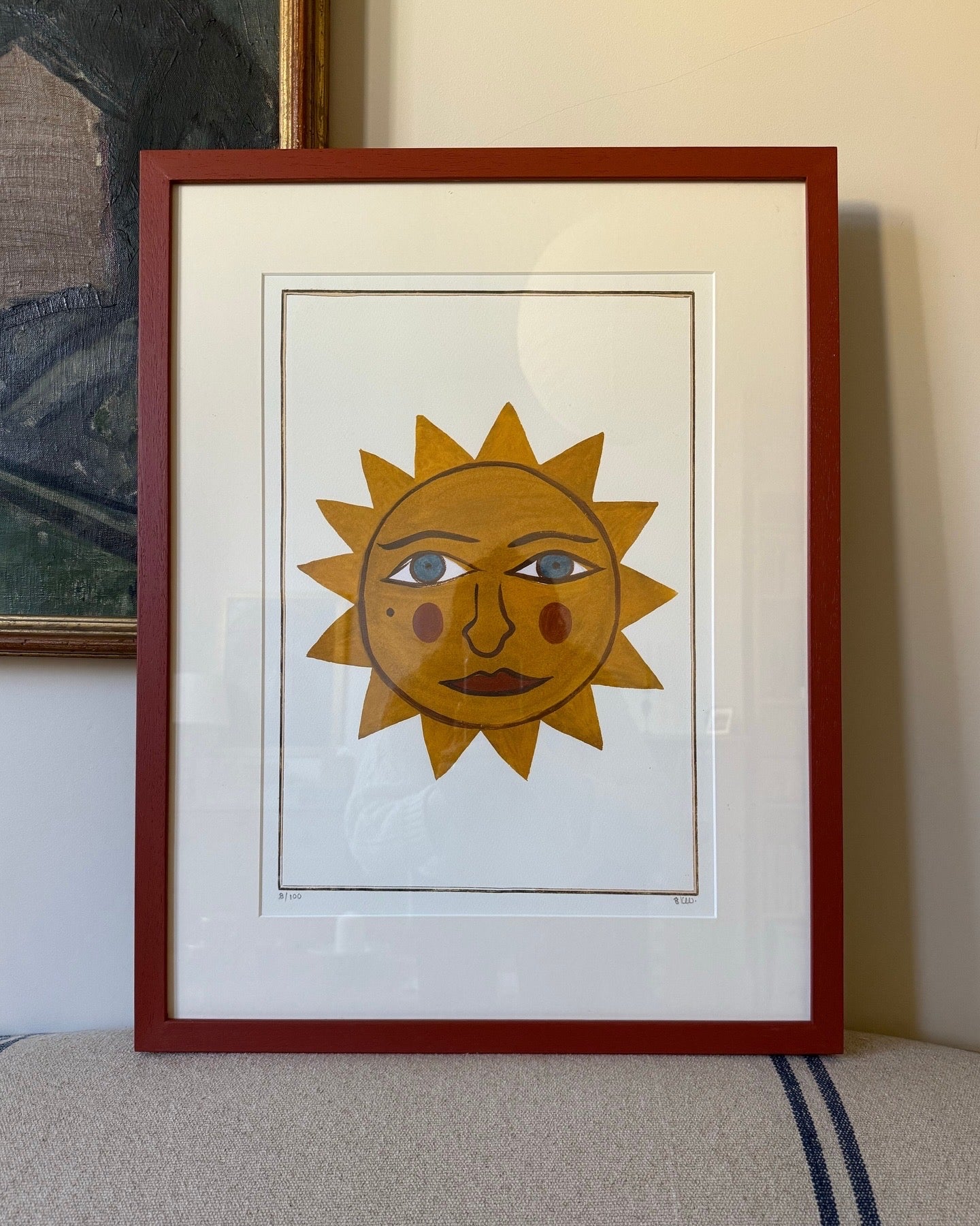 Framed Bohome Sun Print