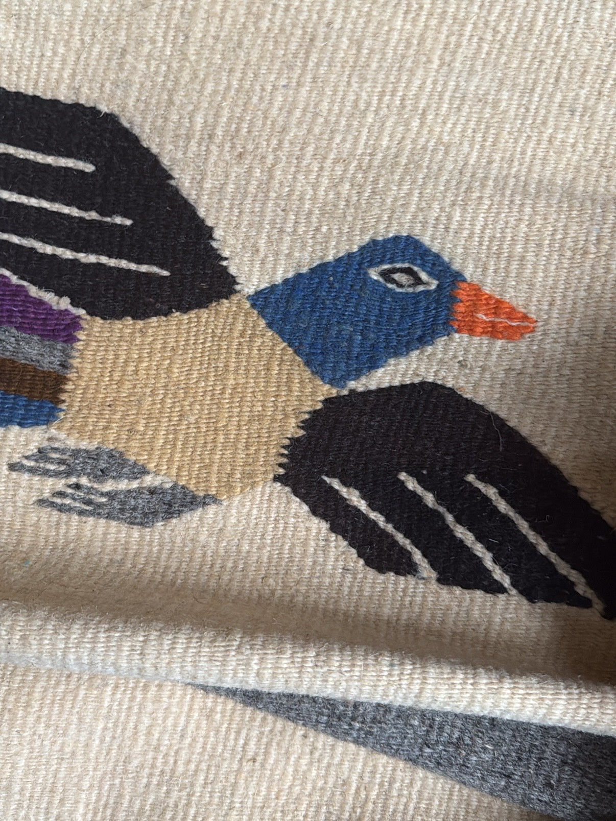 Vintage Bird Rug/Throw