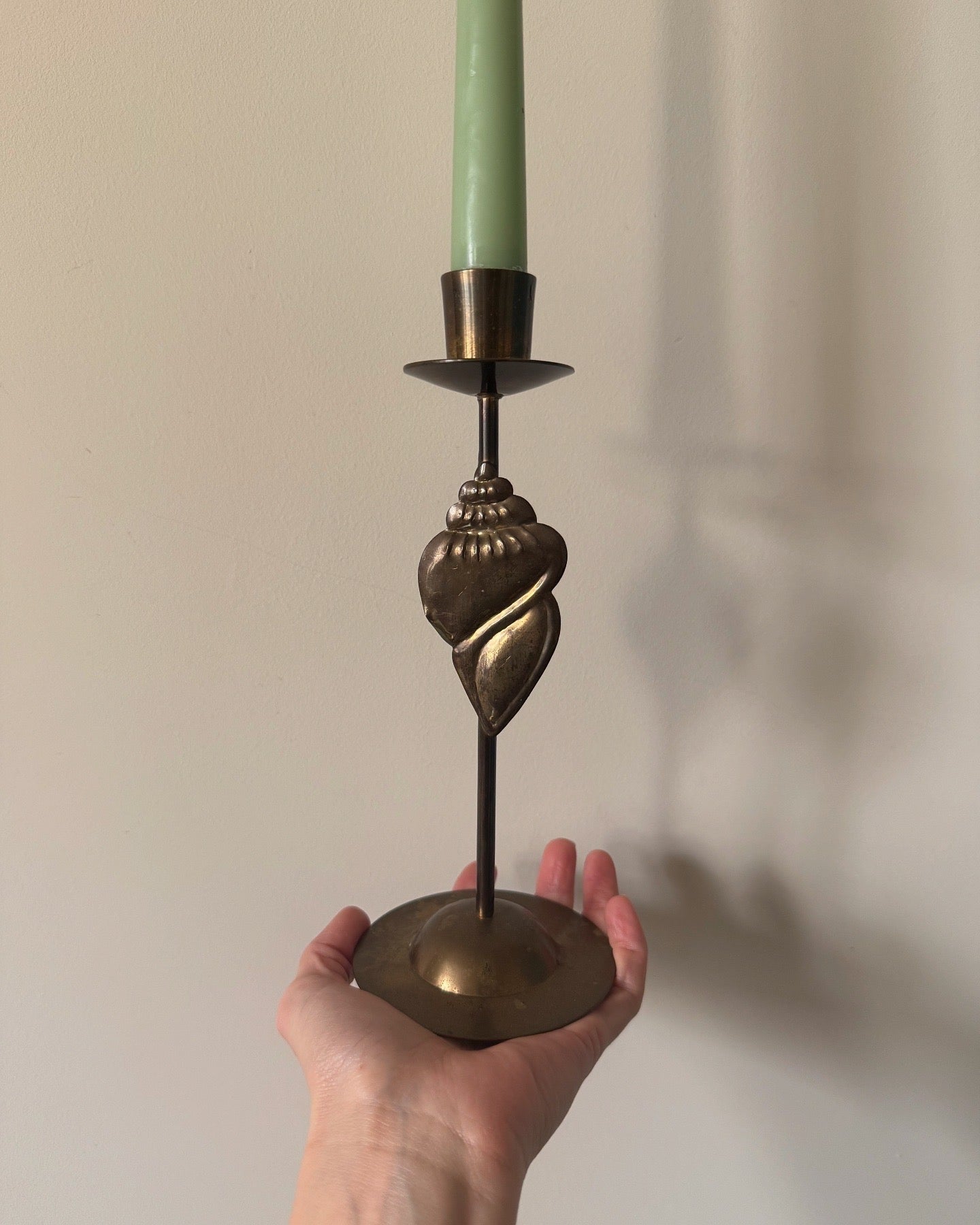 Vintage Brass Candle Holder