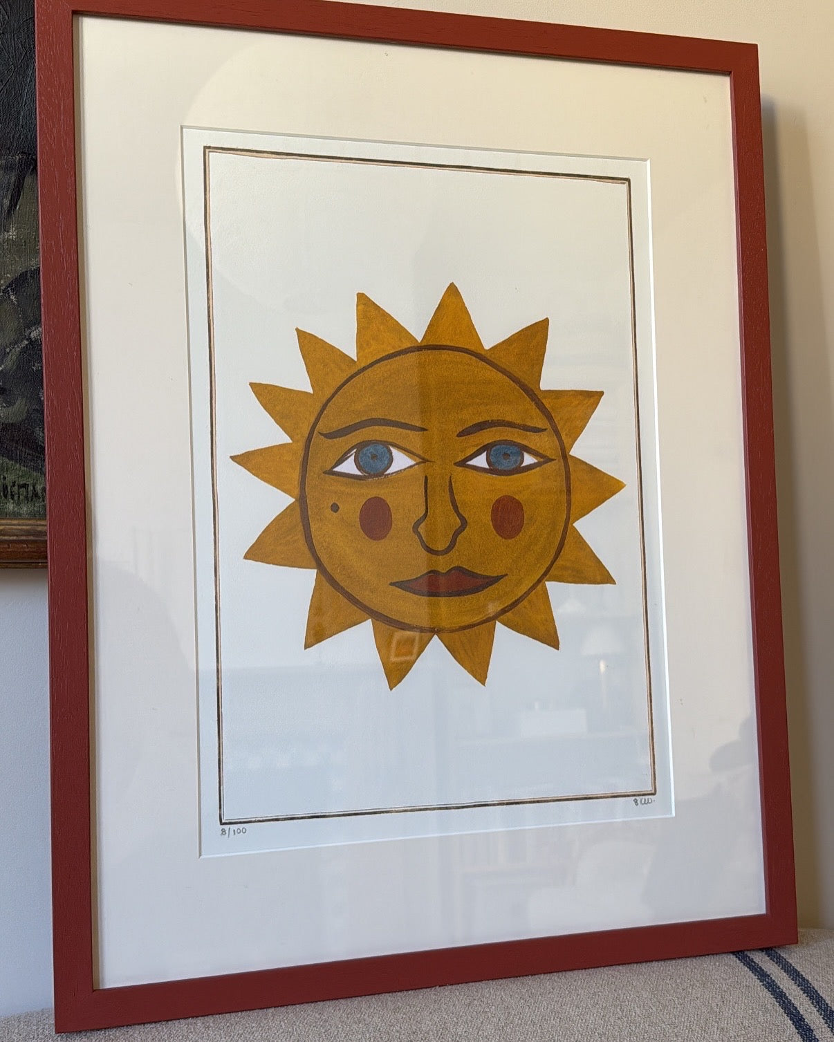 Framed Bohome Sun Print