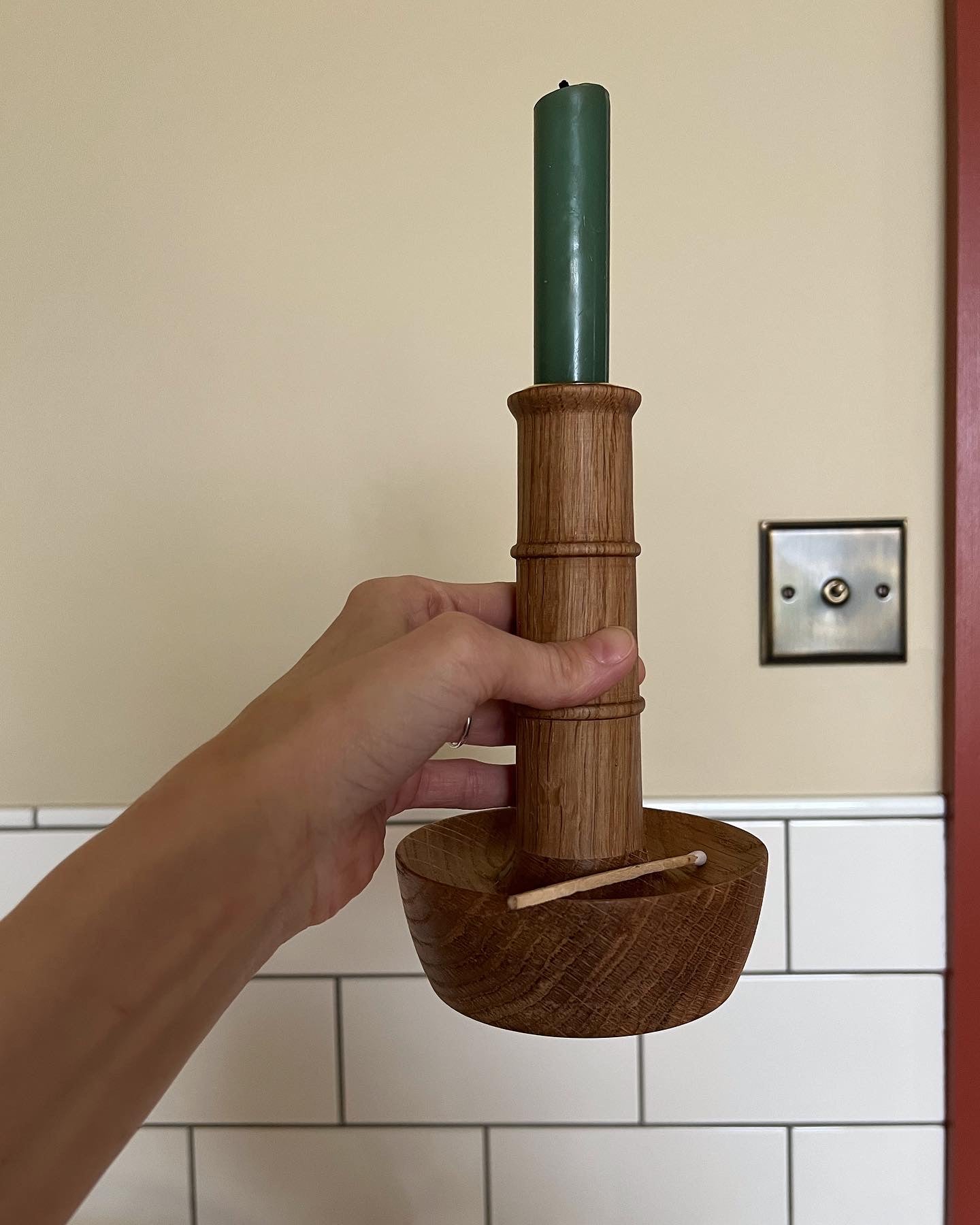 Bohome Turned Candle Holders