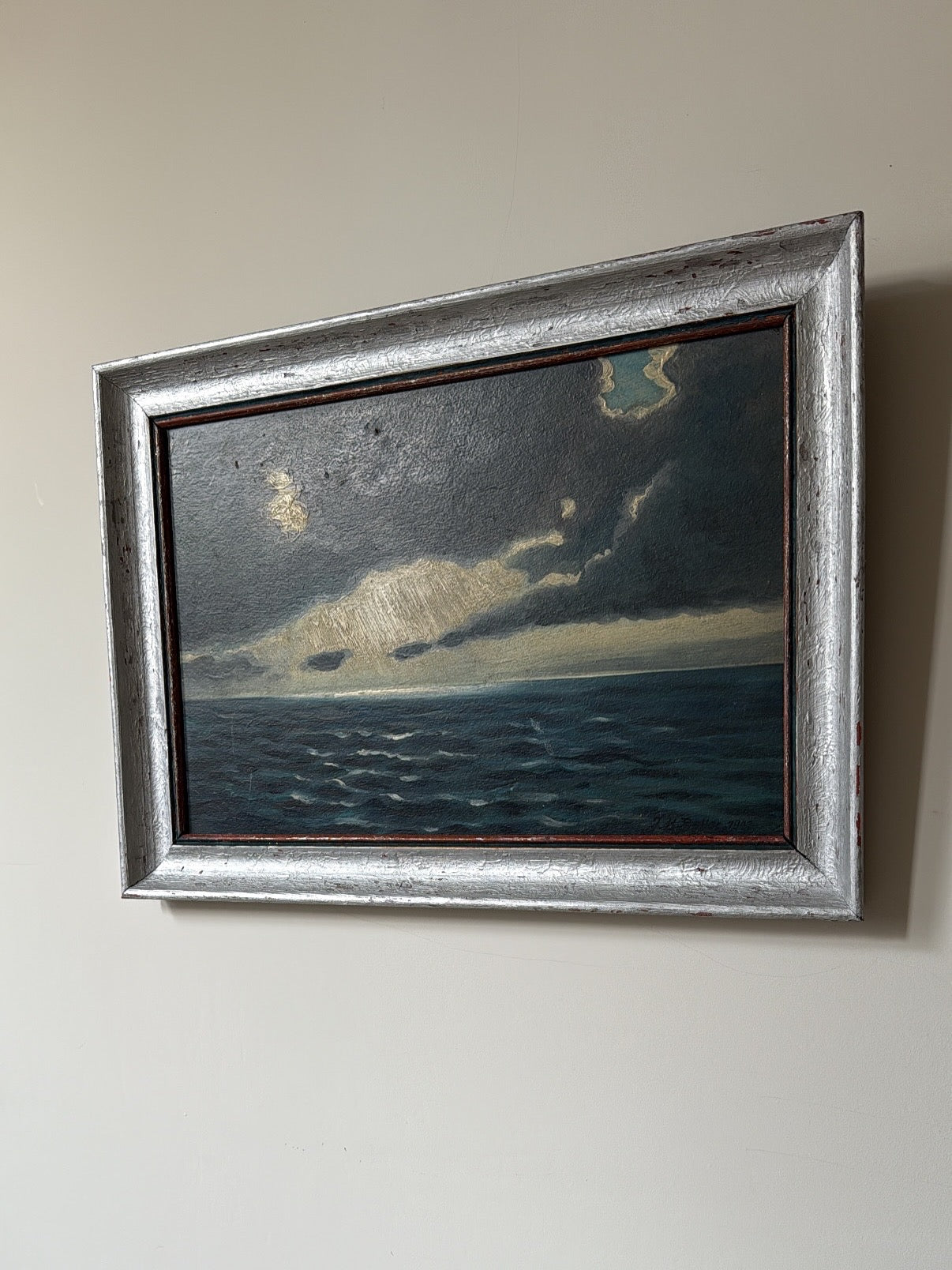 Vintage Ocean Painting