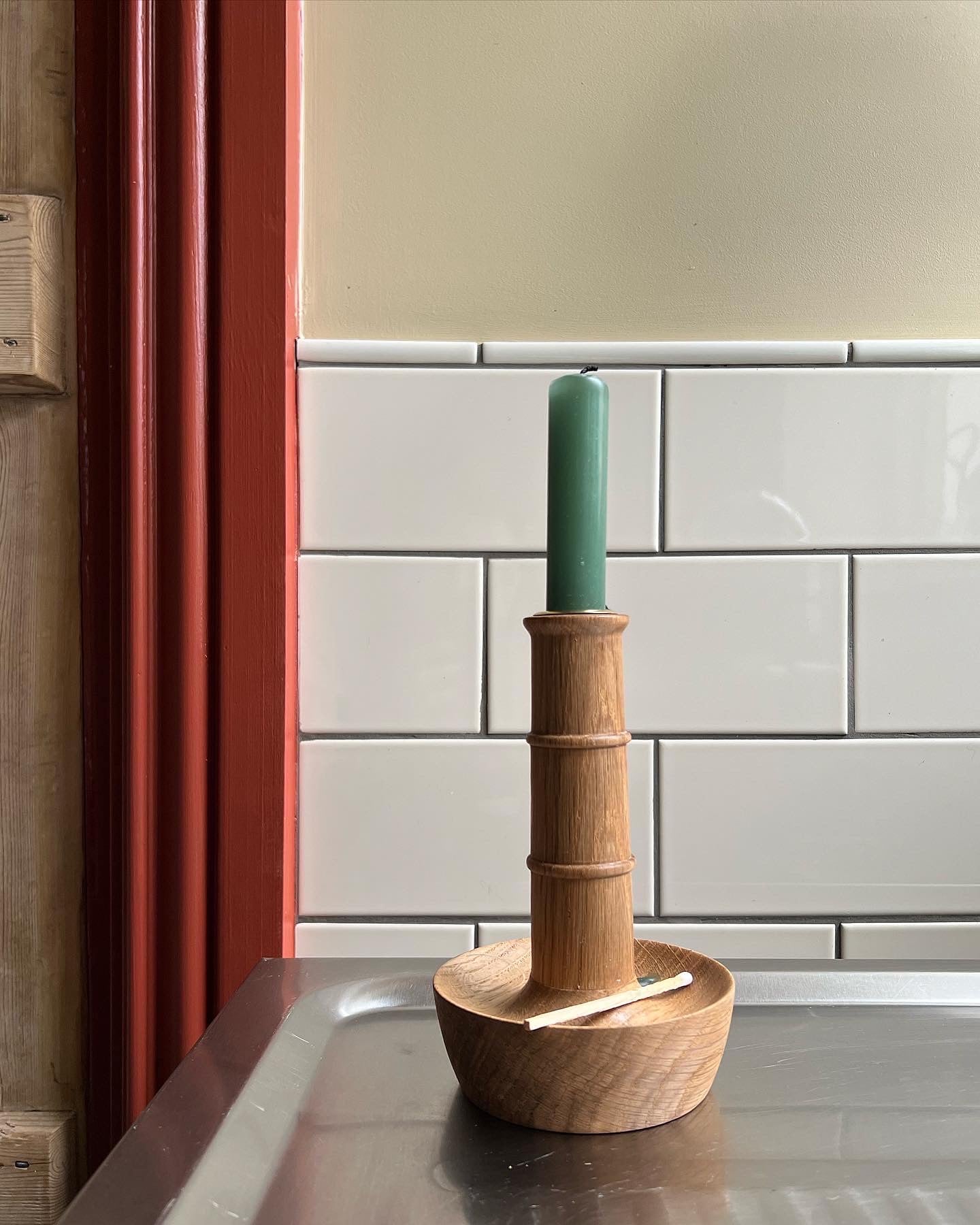 Bohome Turned Candle Holders