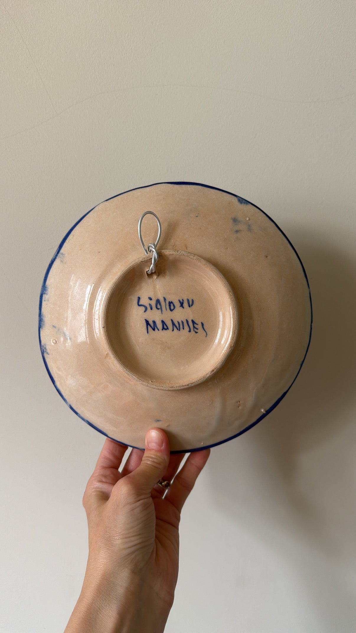 Vintage Dotty Wall Plate 2