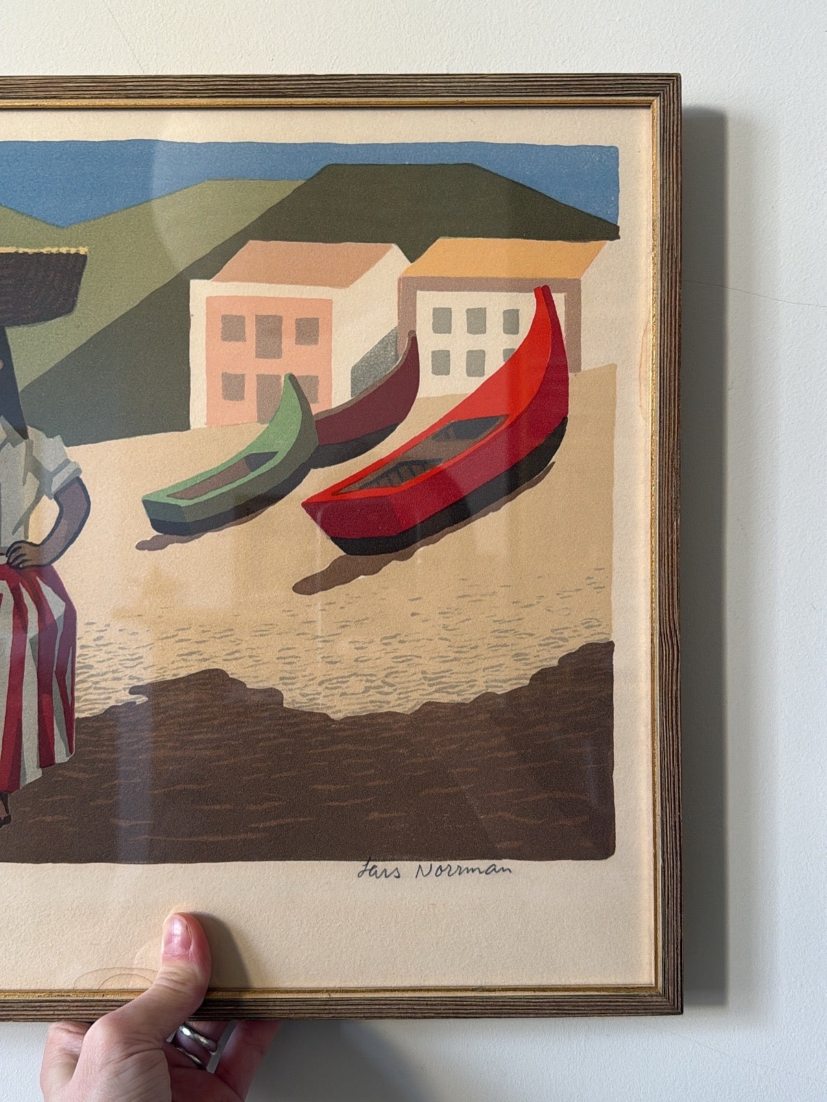 Vintage Signed Lithograph
