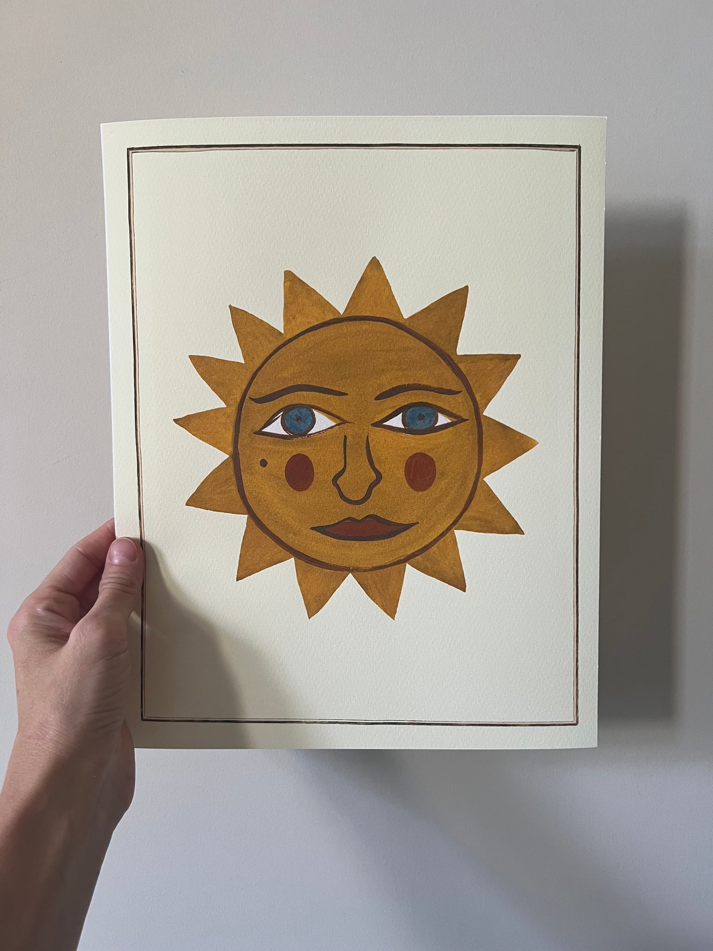 Bohome Sun Print