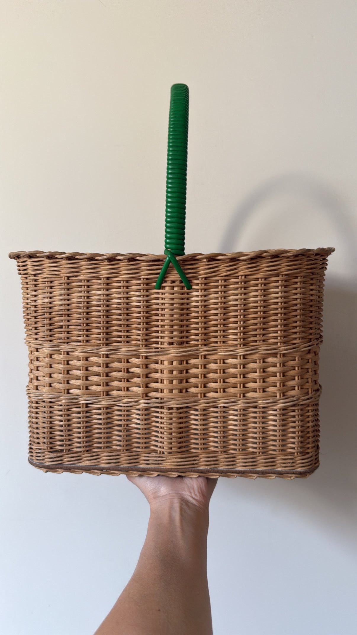 Vintage Rattan Basket