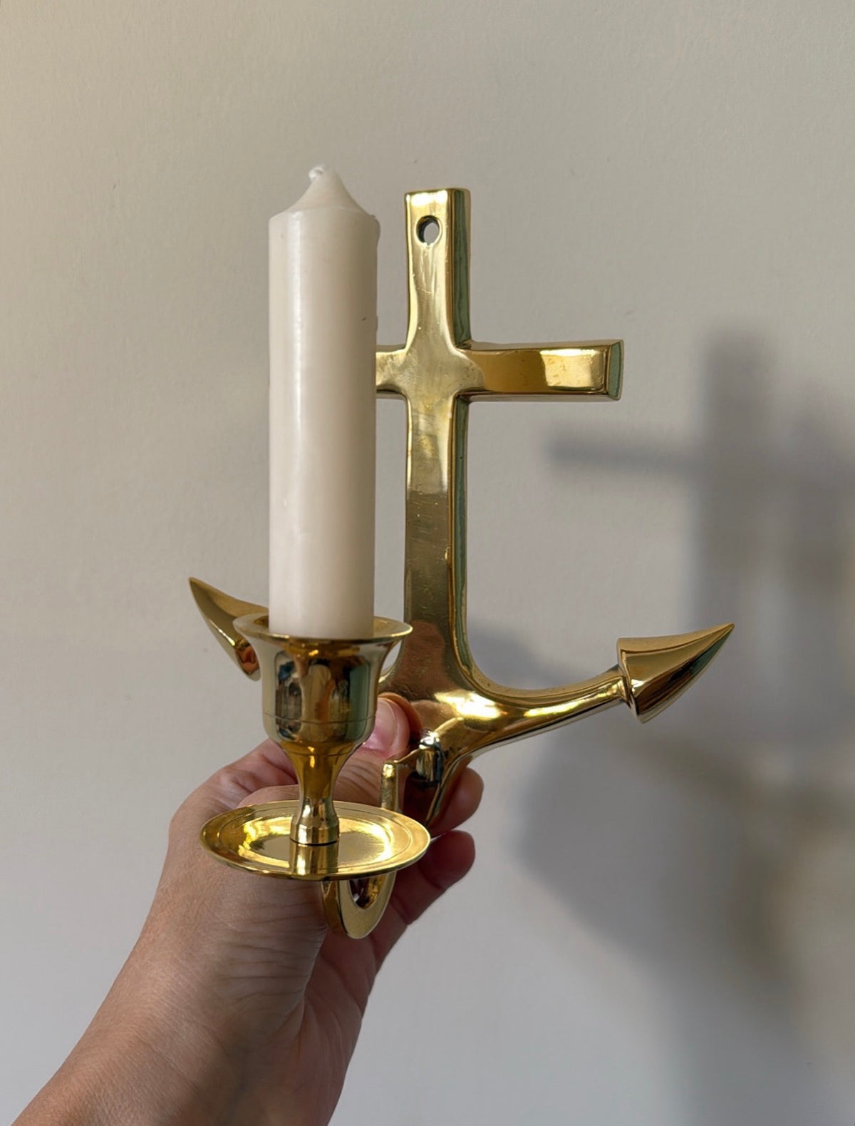 Brass Anchor Sconces
