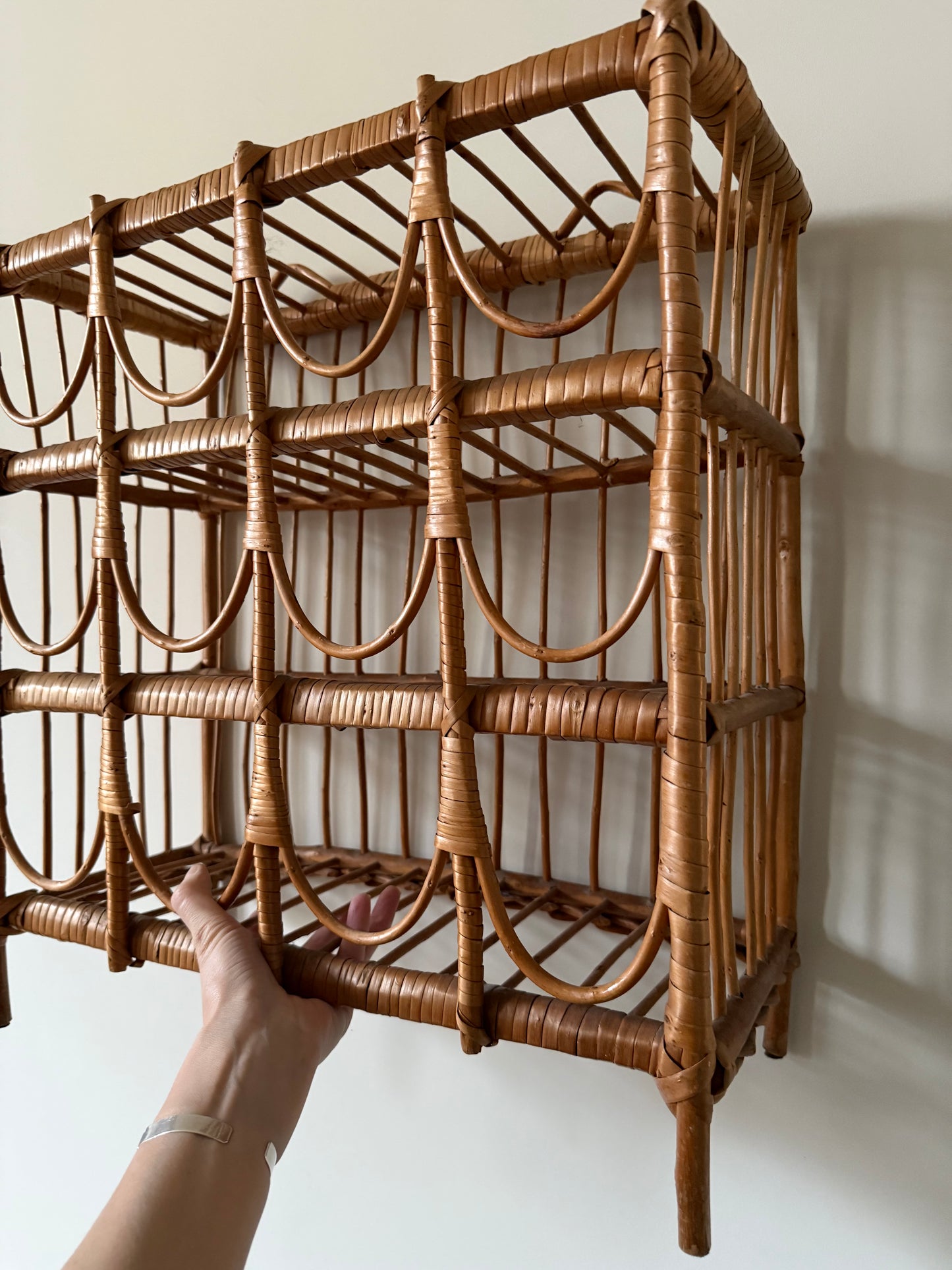 Rattan Wine Rack