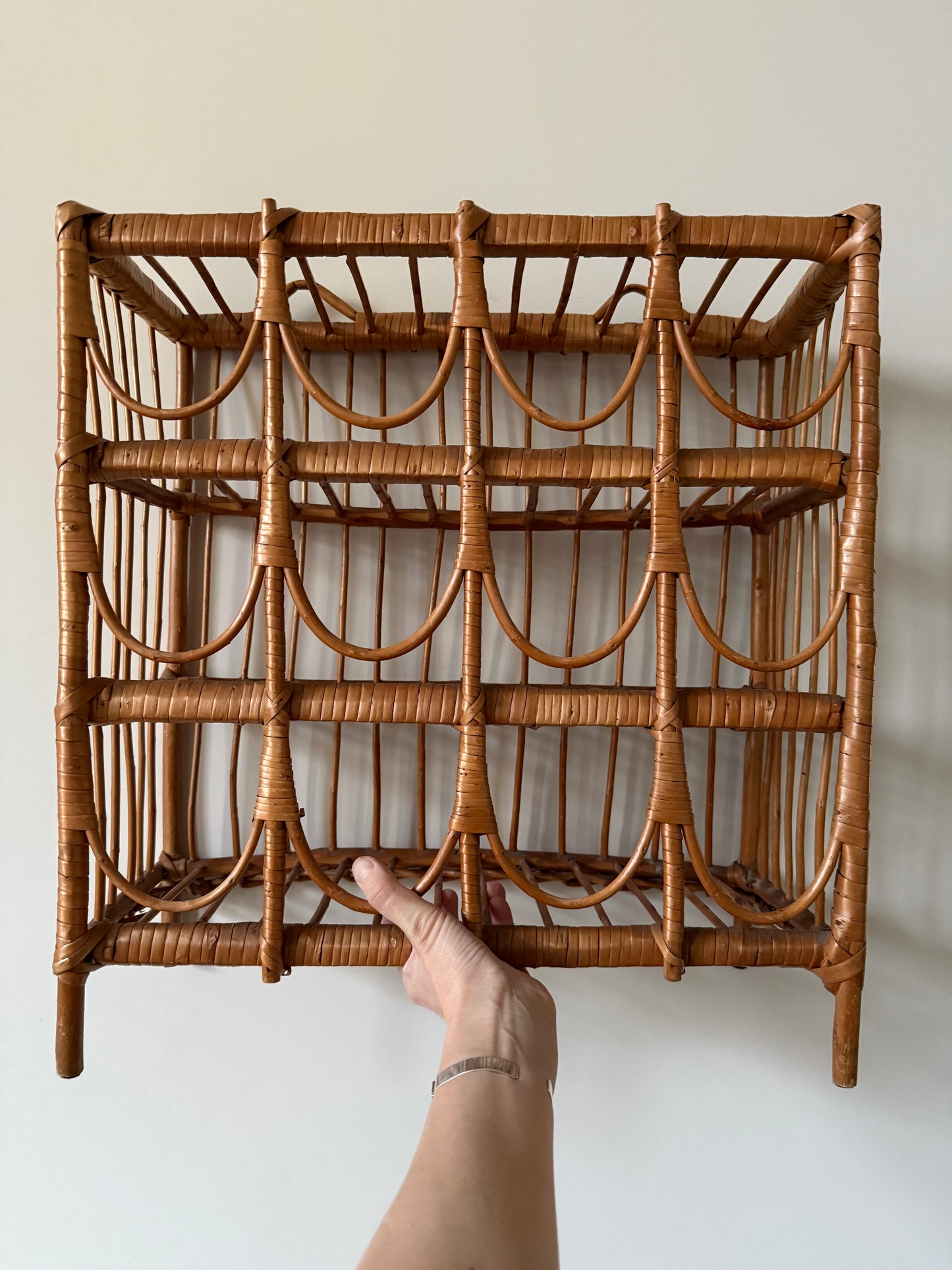 Rattan Wine Rack