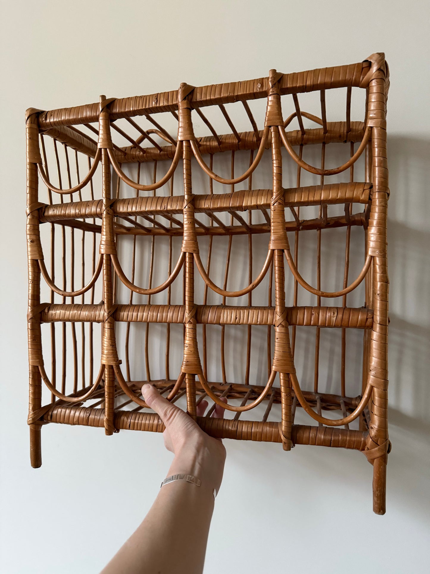 Rattan Wine Rack