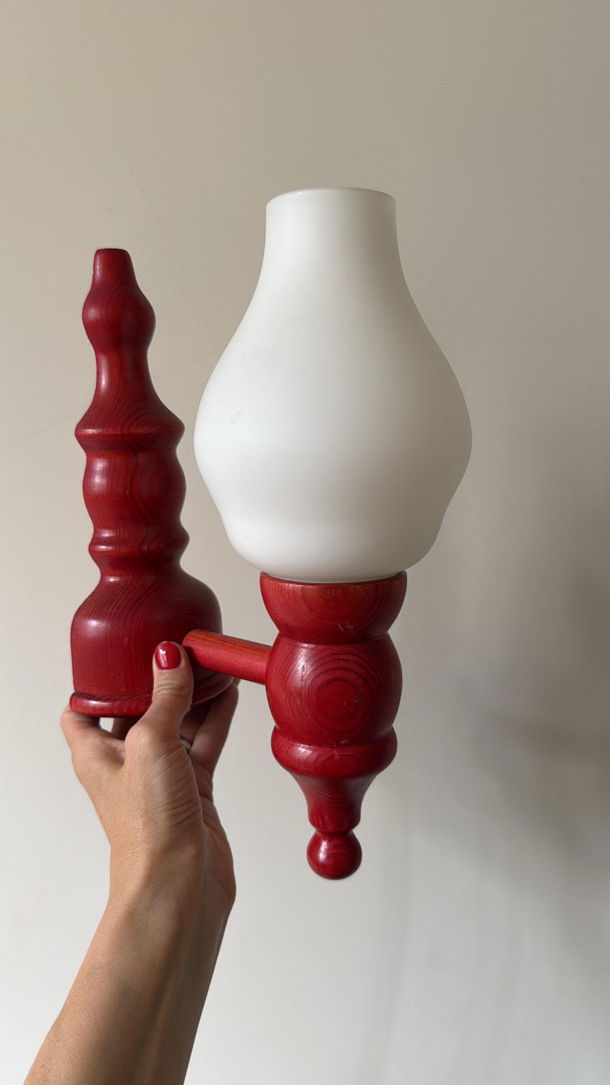 Red Vintage Wall Lights