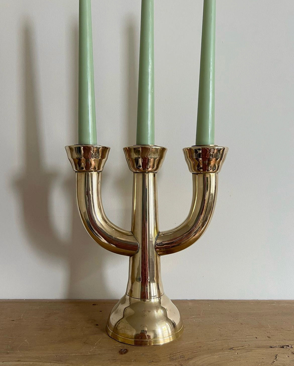 Vintage Brass Candle Holder