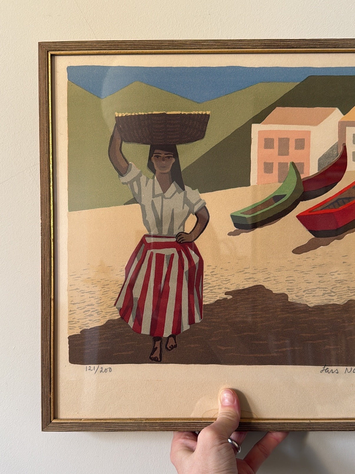 Vintage Signed Lithograph