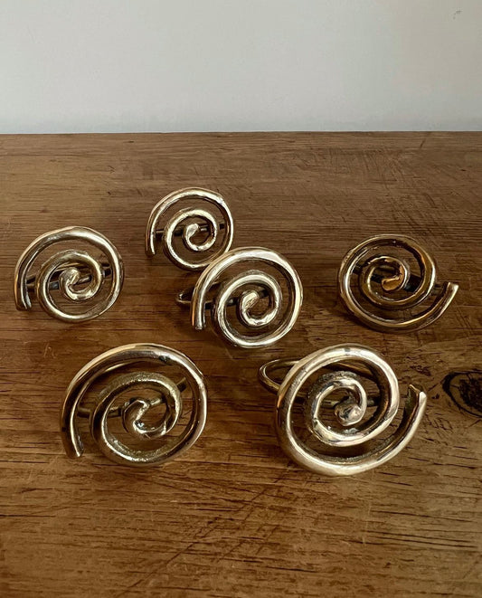 Vintage Brass Napkin Holders