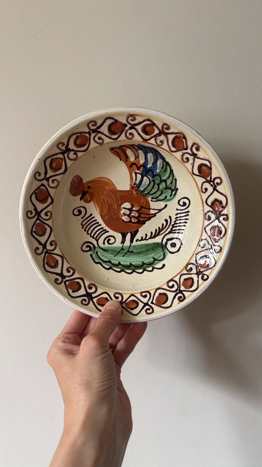 Vintage Rooster Wall Plate