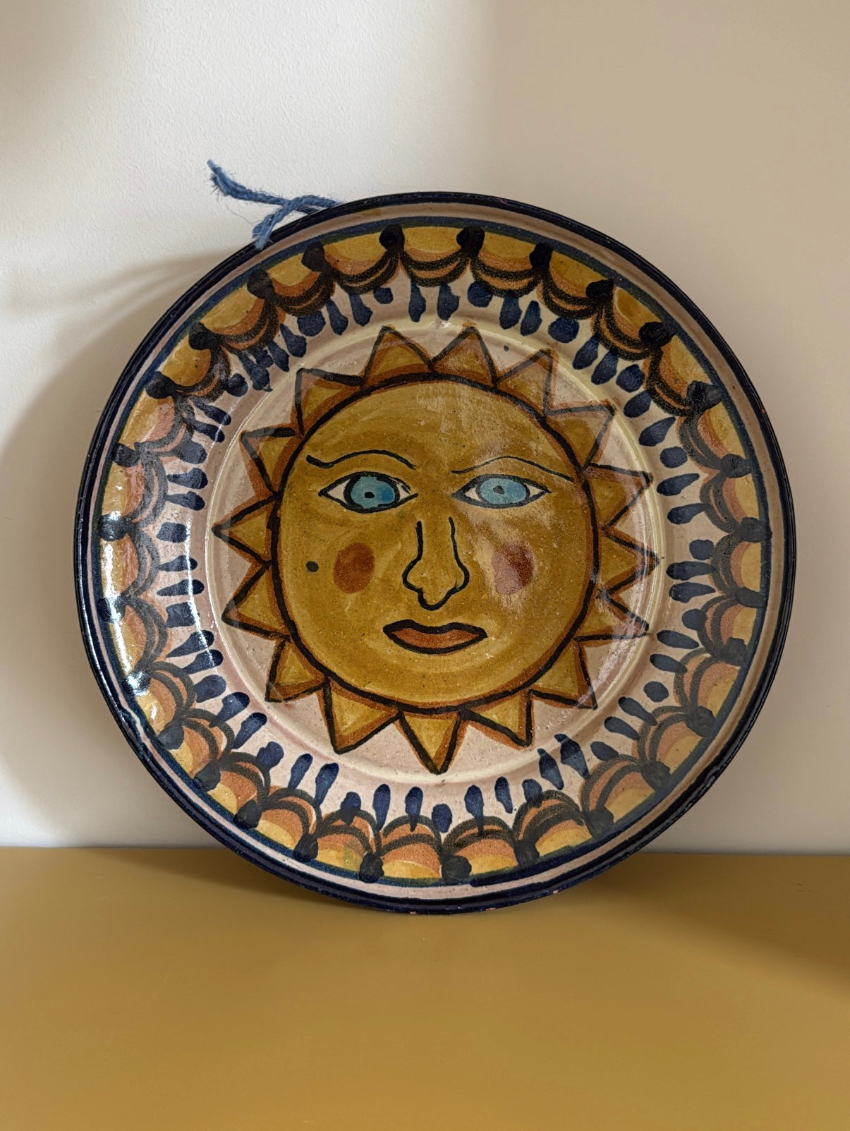 Vintage Sun Wall Plate