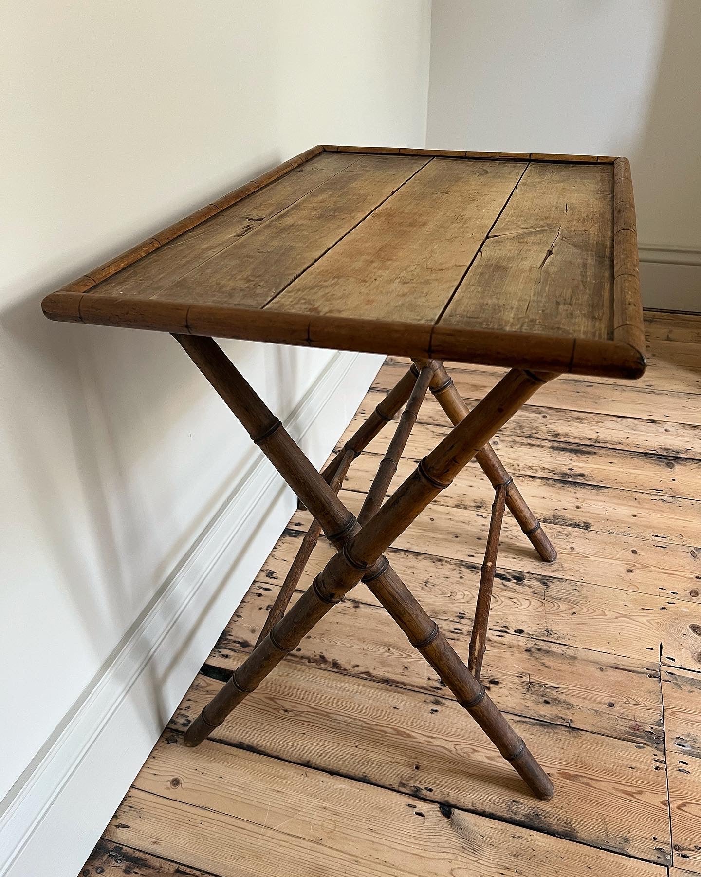 Faux Bamboo Table