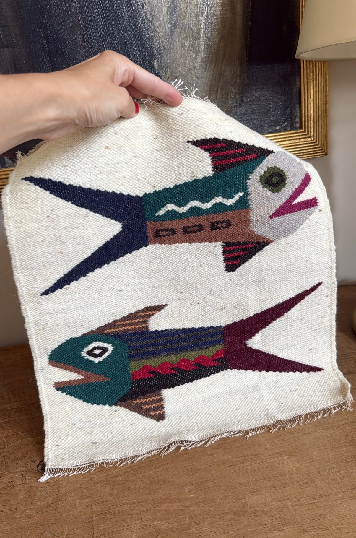 Vintage Fish Wall Hanging