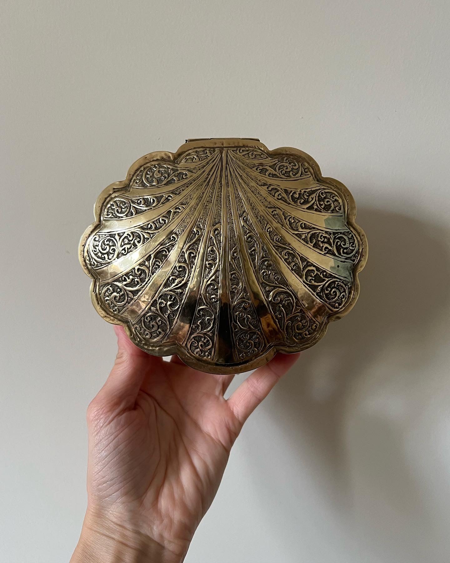 Embossed Brass Box