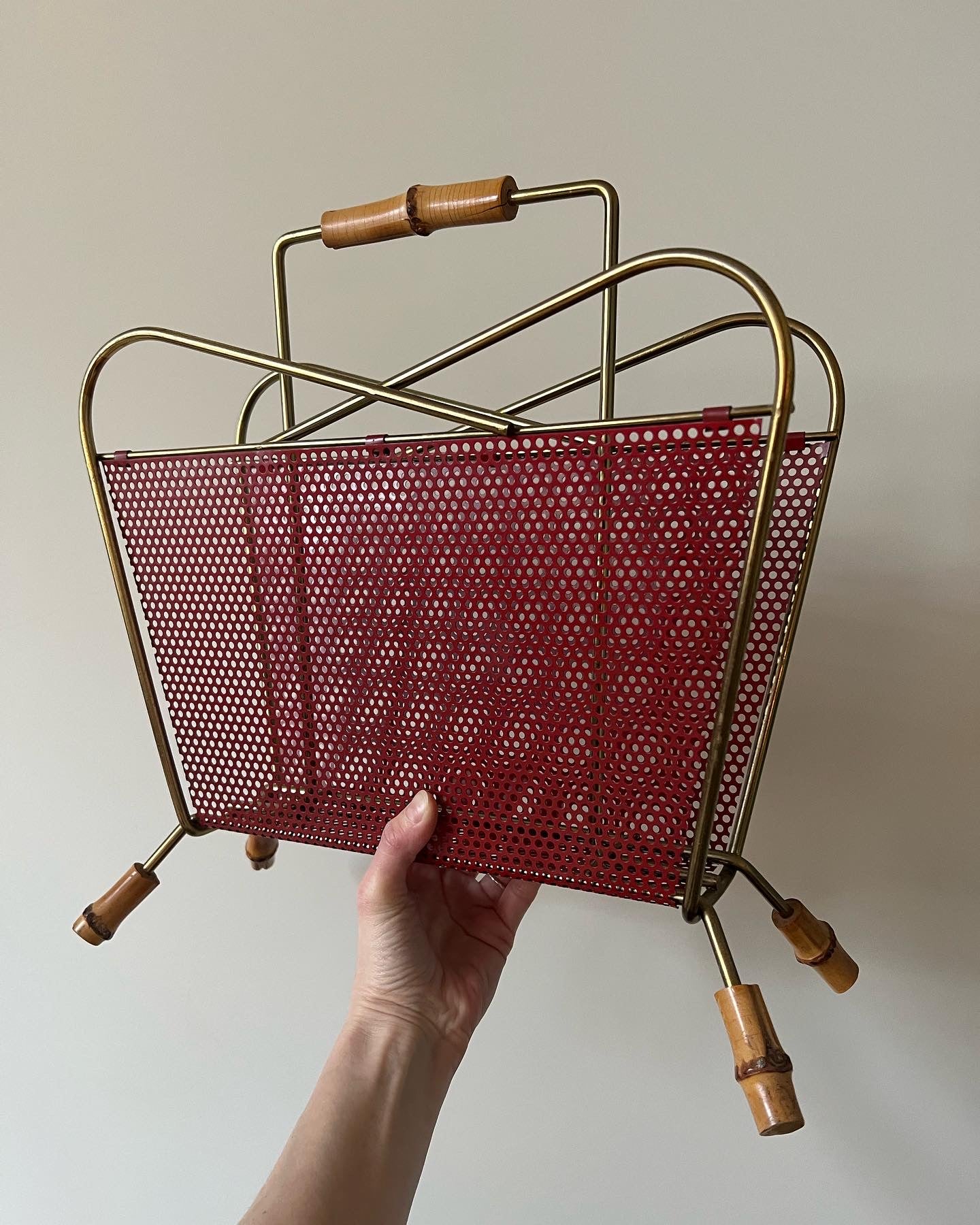 Vintage Magazine Holder