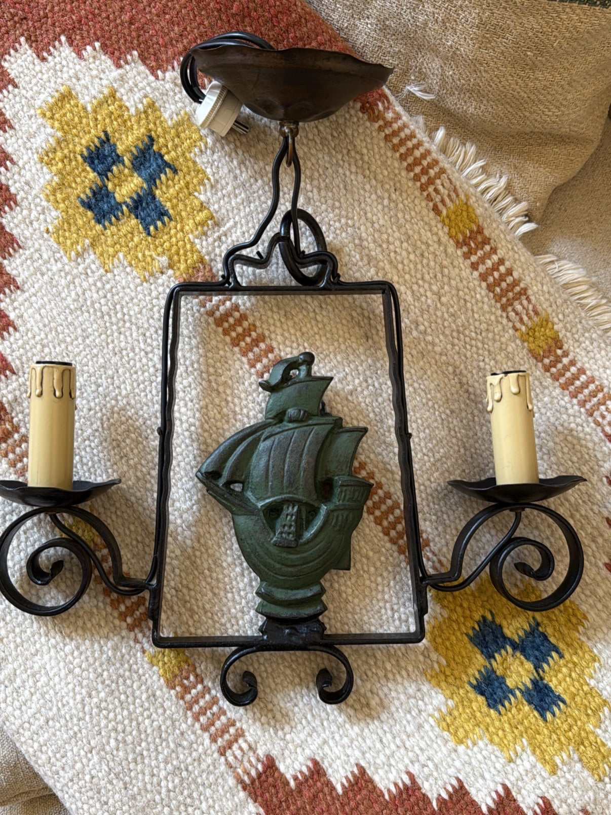 Vintage Ship Pendant