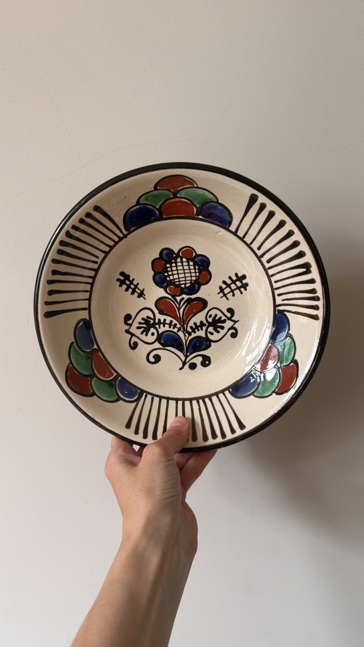 Vintage Hungarian Wall Plate