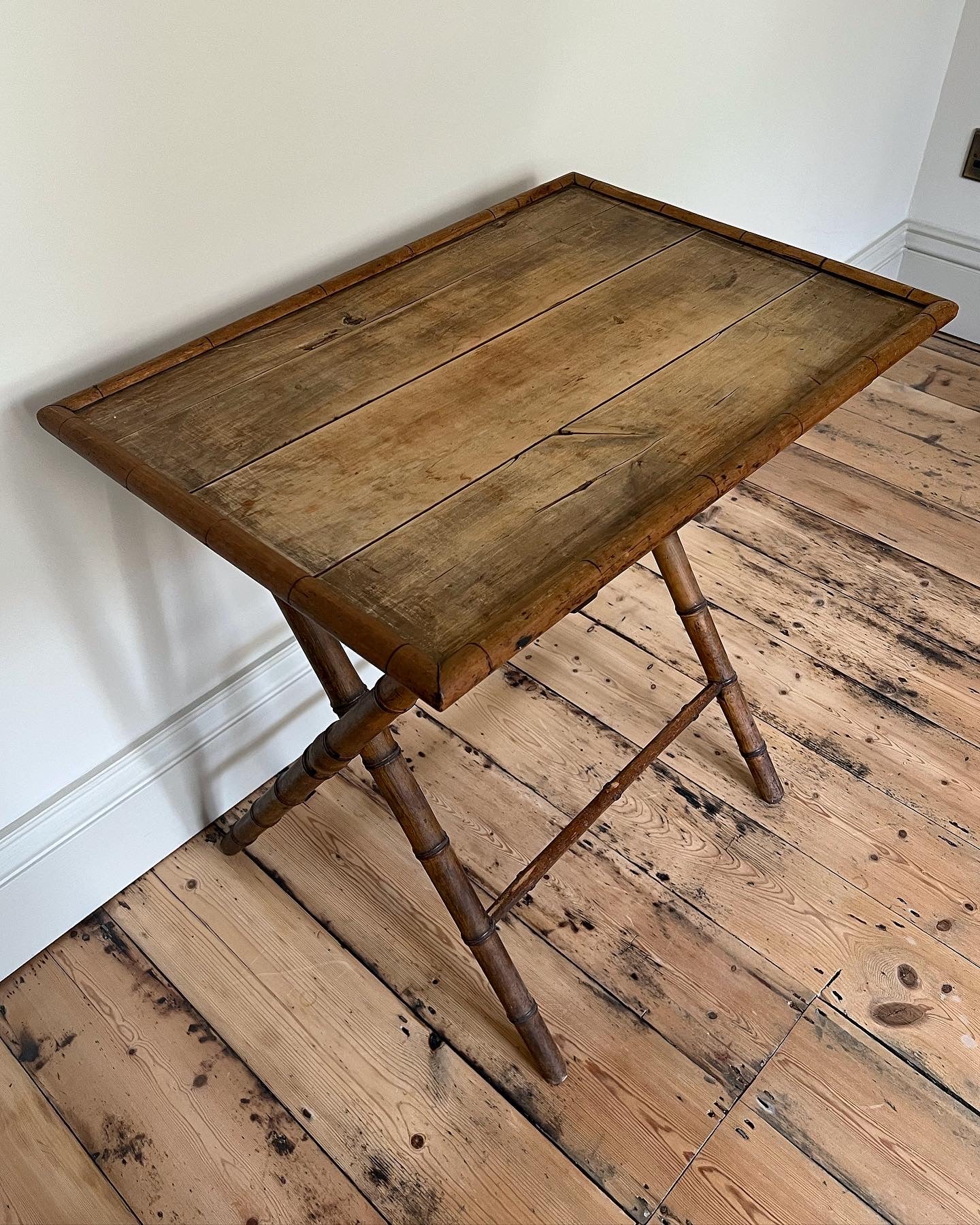 Faux Bamboo Table