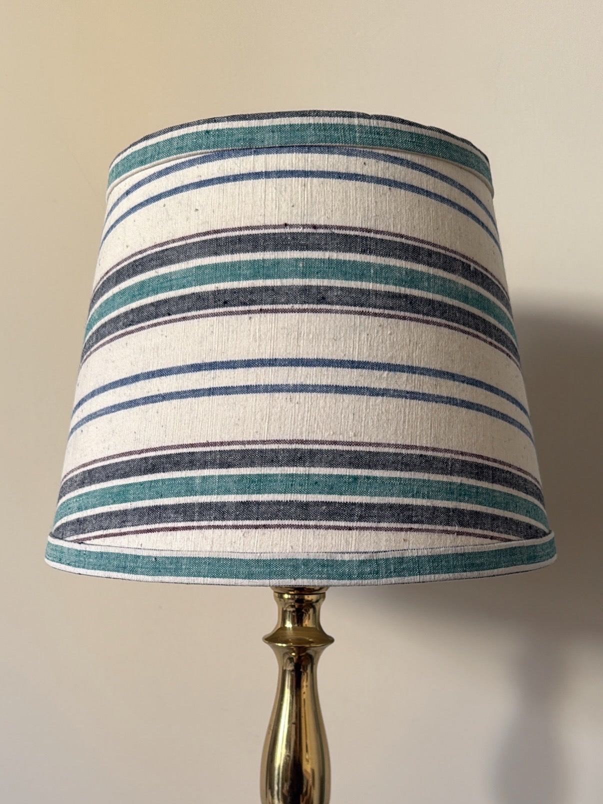 Brass Lamp & Shade (2 Available)