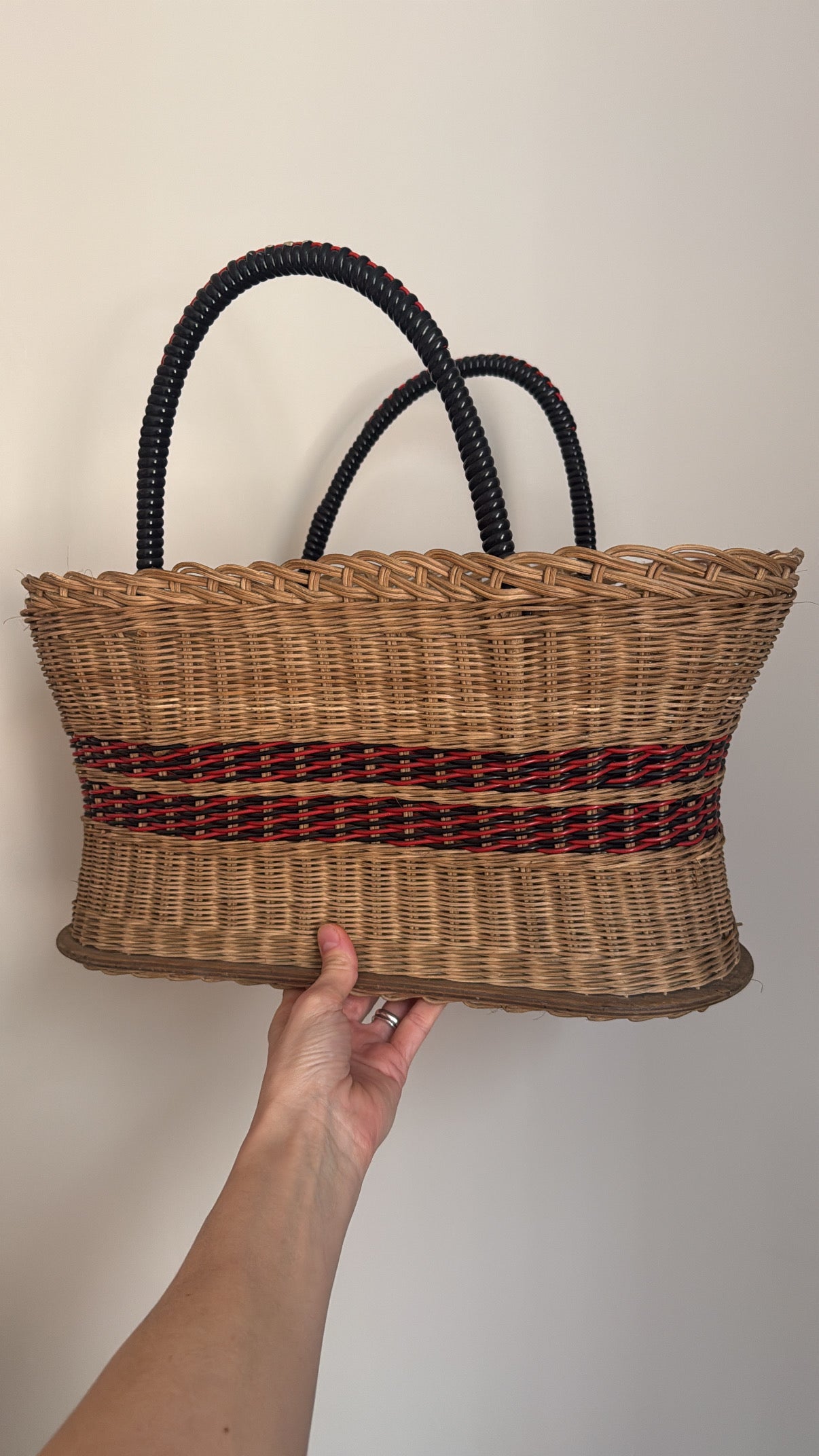 Vintage Rattan Basket
