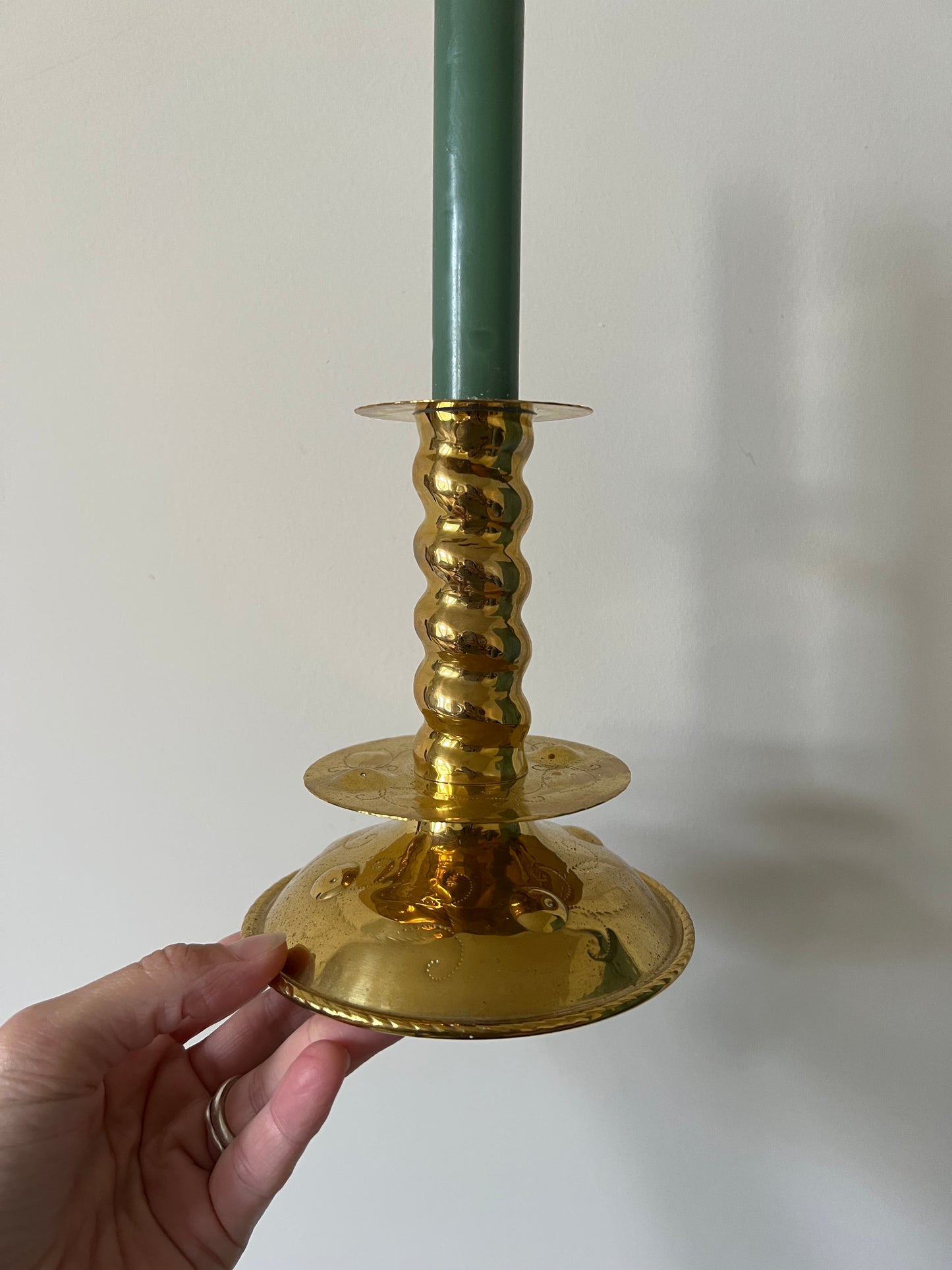 Swedish Brass Candlestick