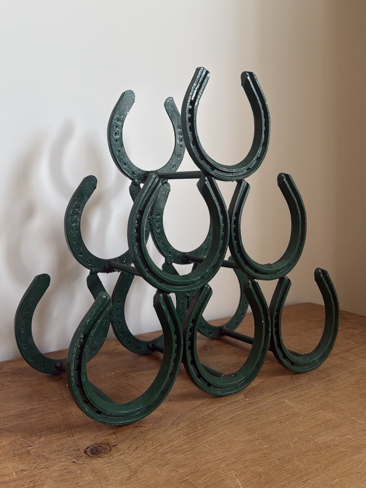 Horse Shoe Wine Rack