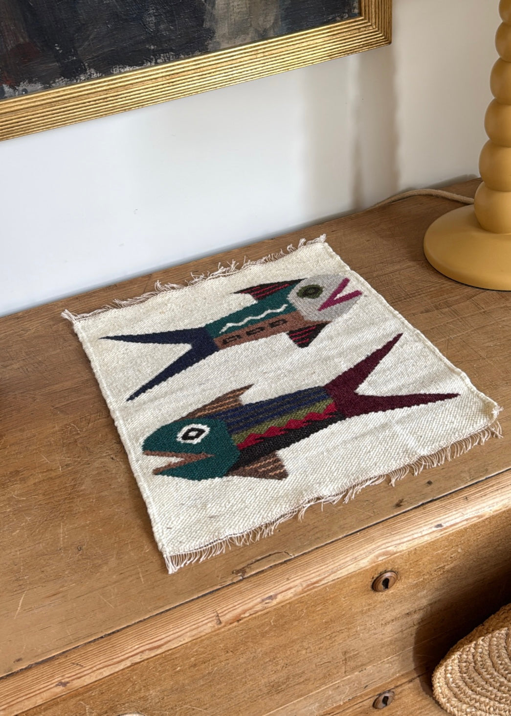 Vintage Fish Wall Hanging