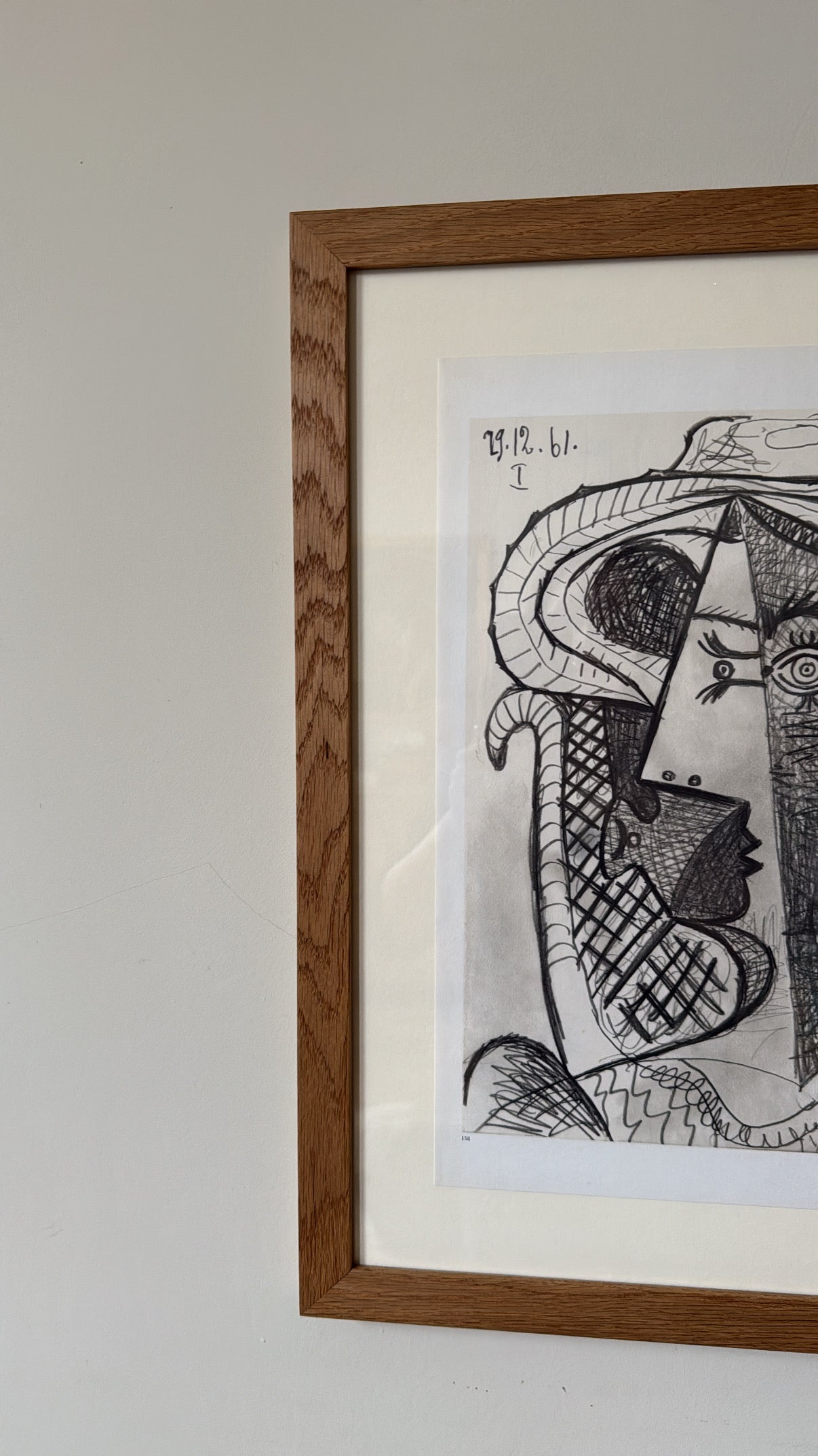 Framed 1960's Picasso Lithograph
