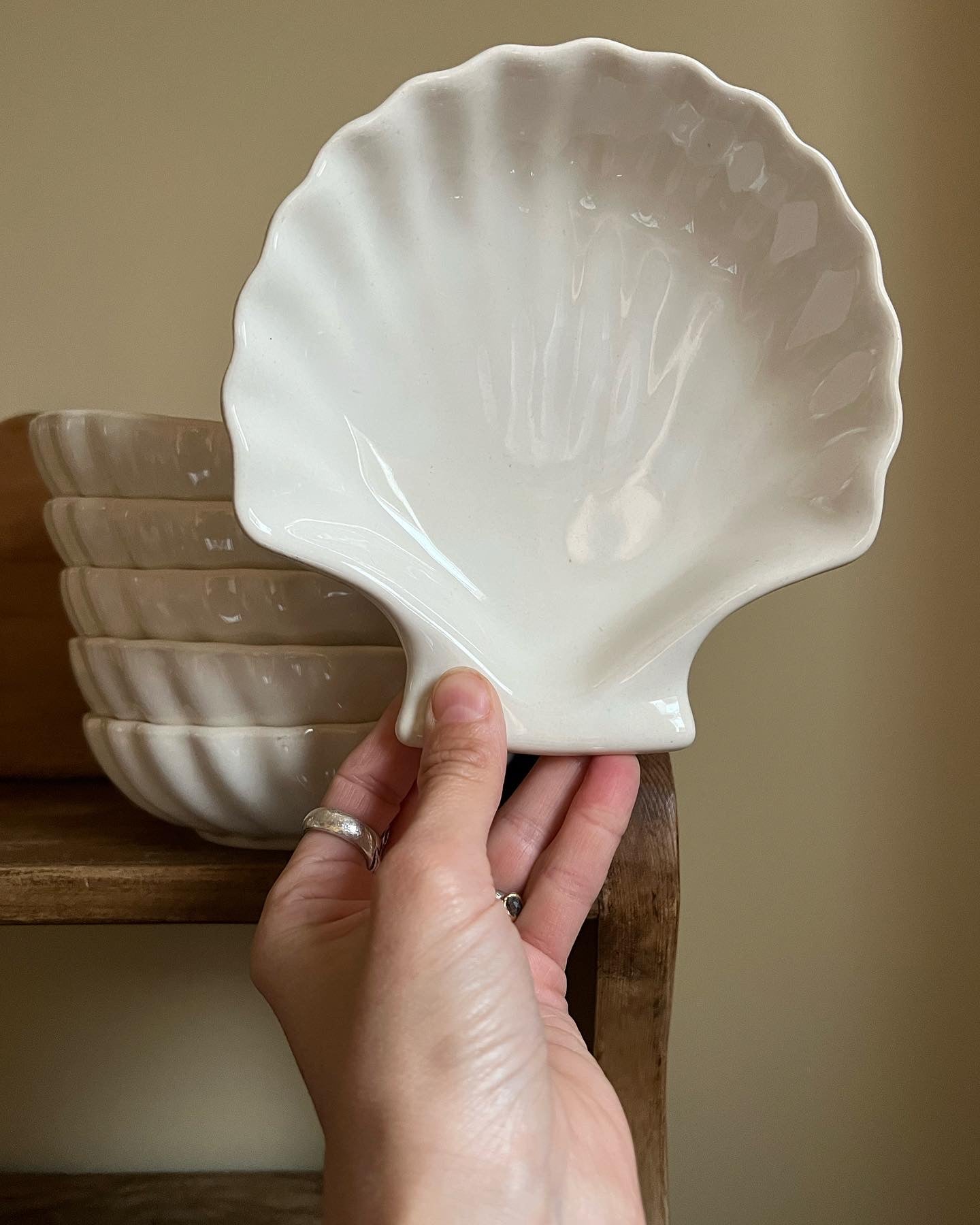 Vintage Shell Dishes