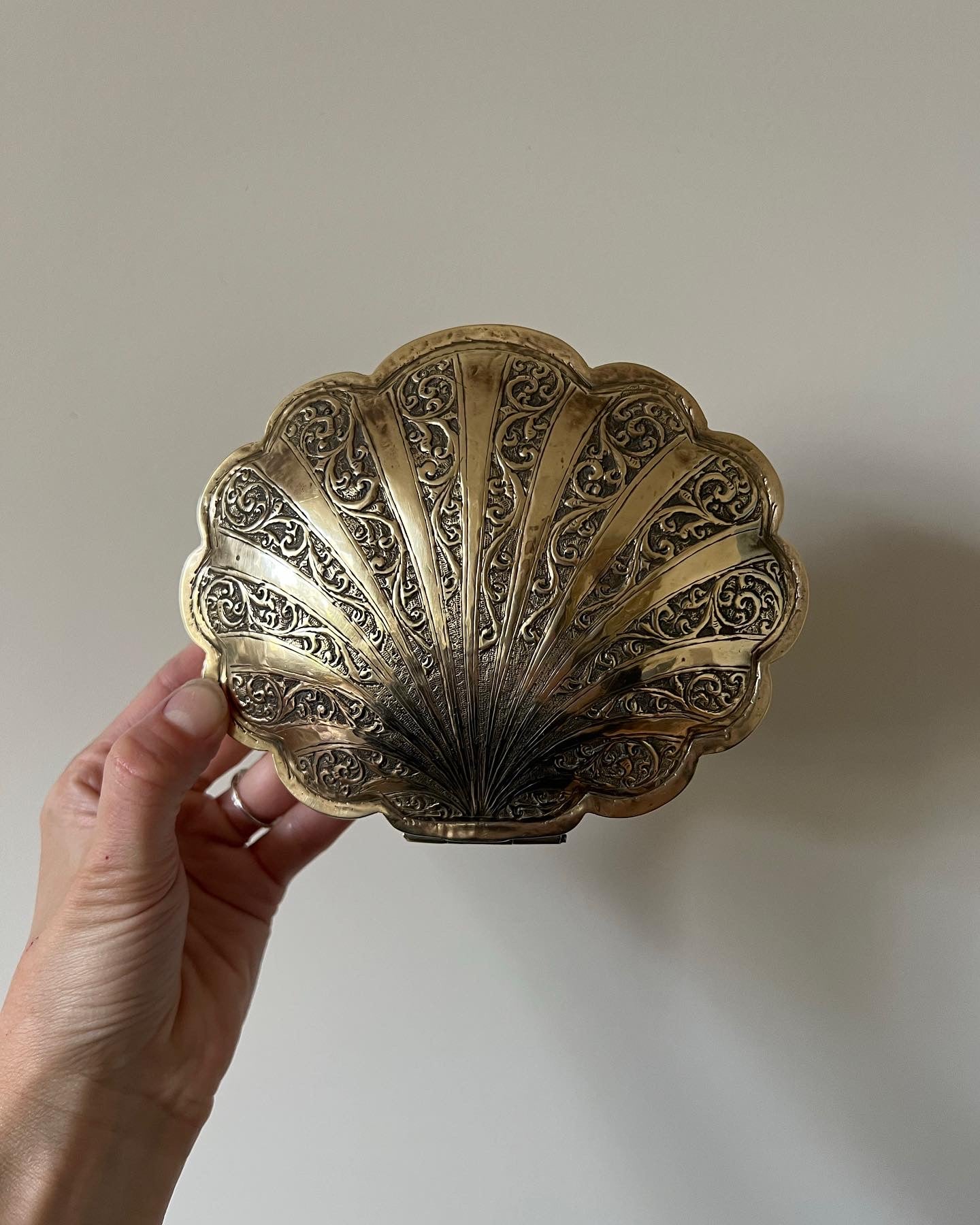 Embossed Brass Box