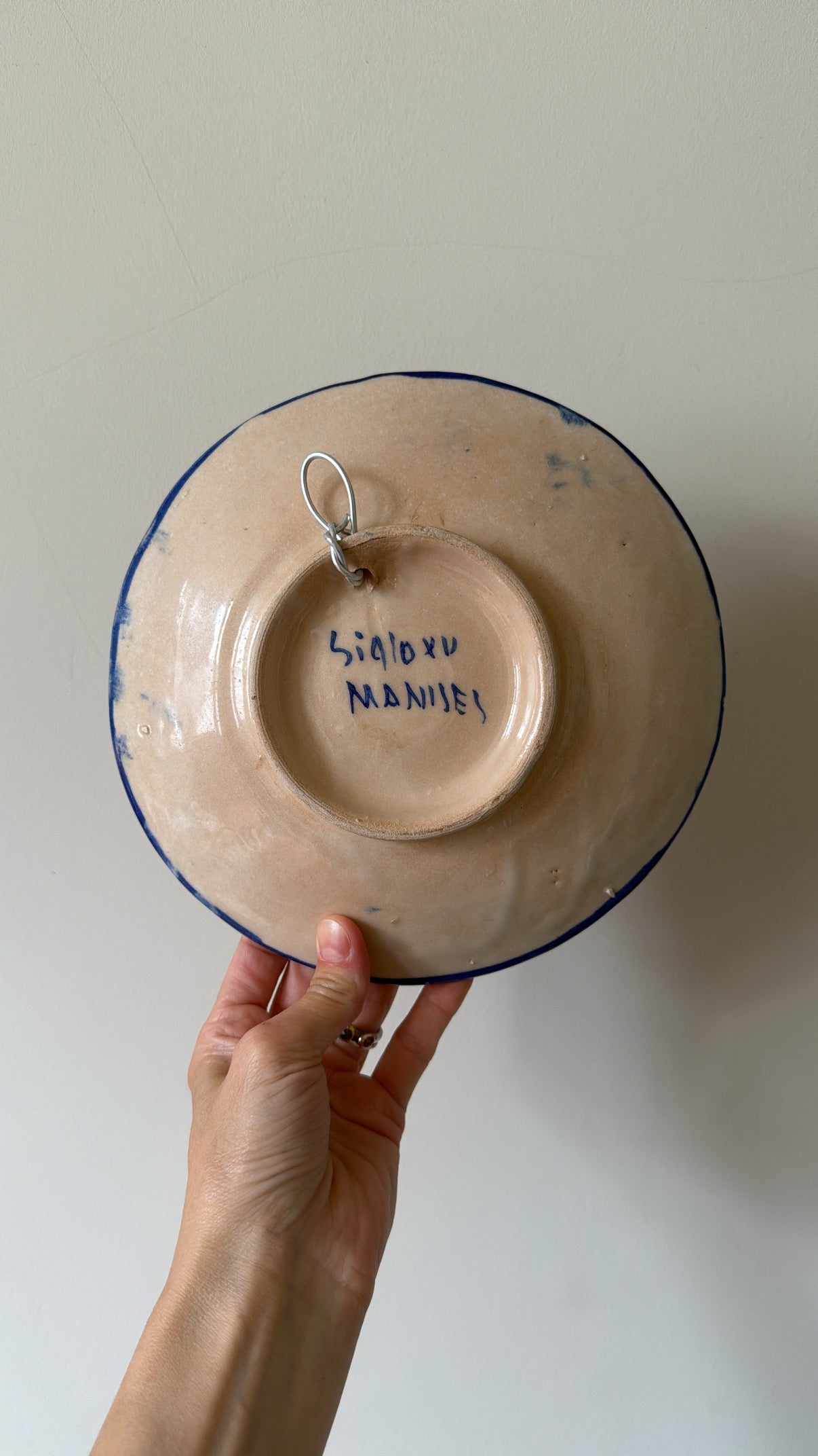 Vintage Dotty Wall Plate 1