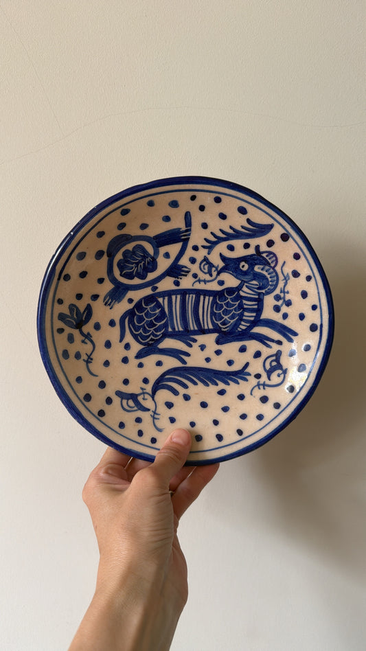 Vintage Dotty Wall Plate 1