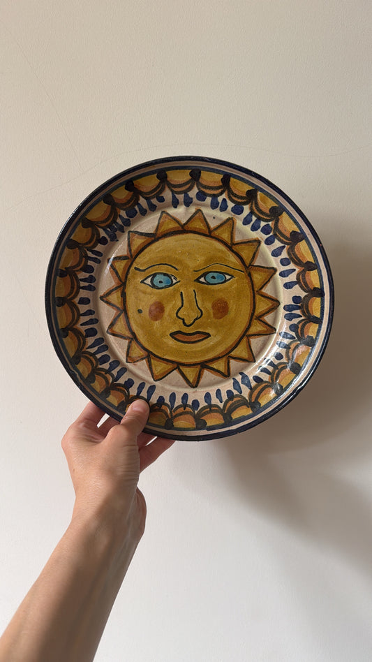 Vintage Sun Wall Plate