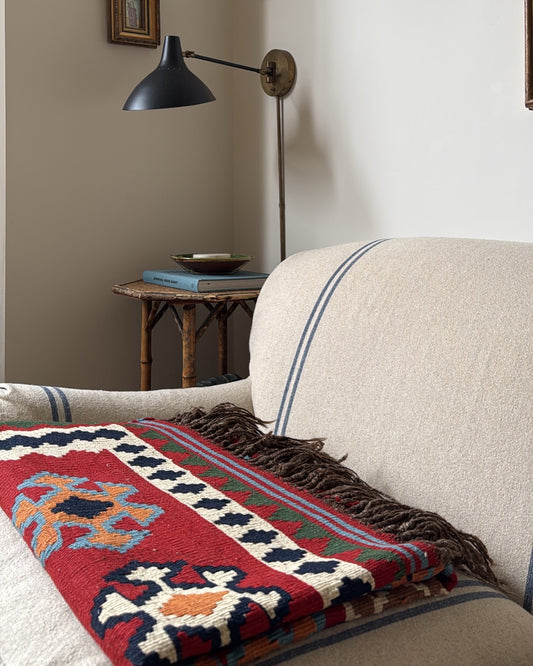 Vintage Tasselled Kilim